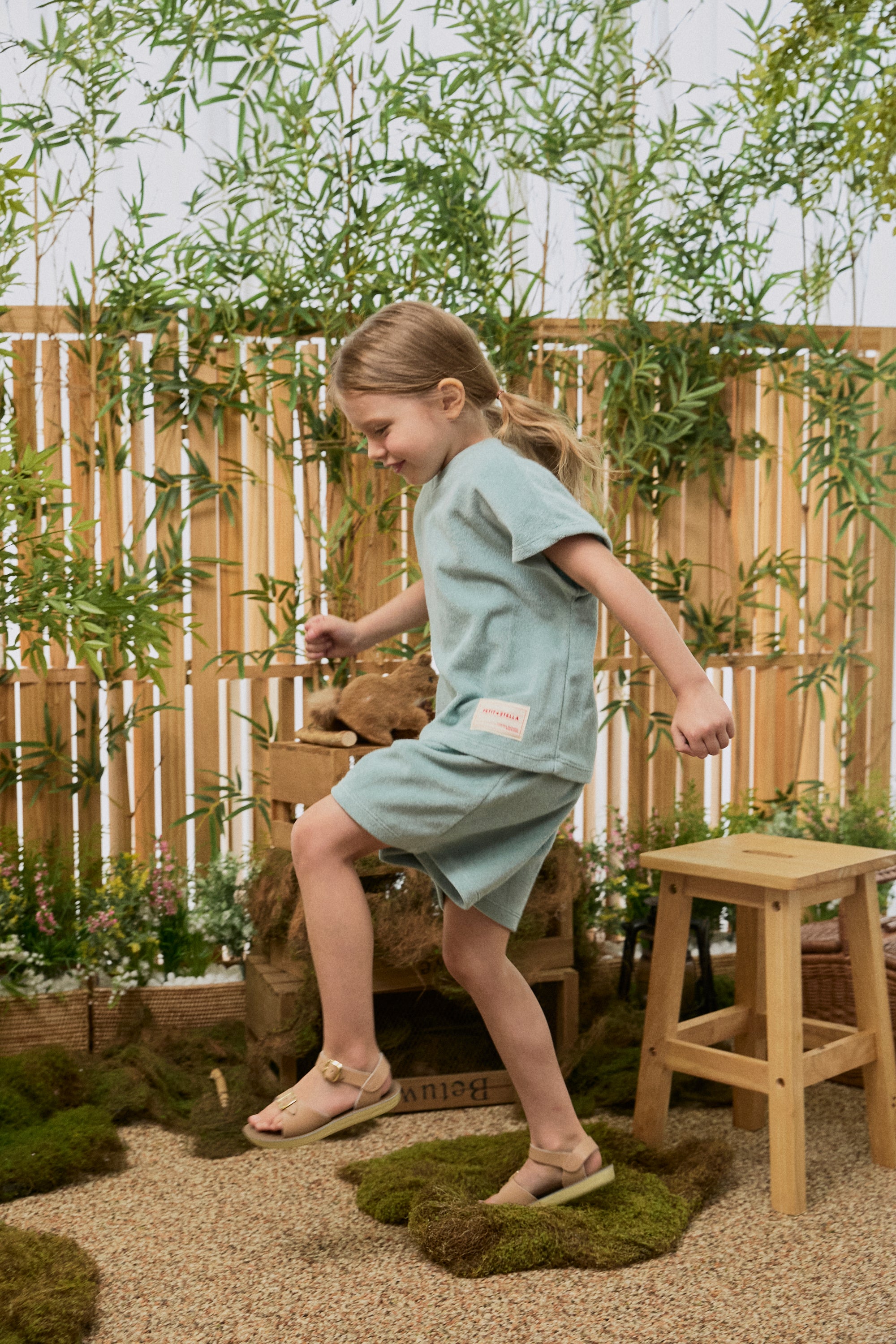 Terry Easy Shorts - Ocean Mint