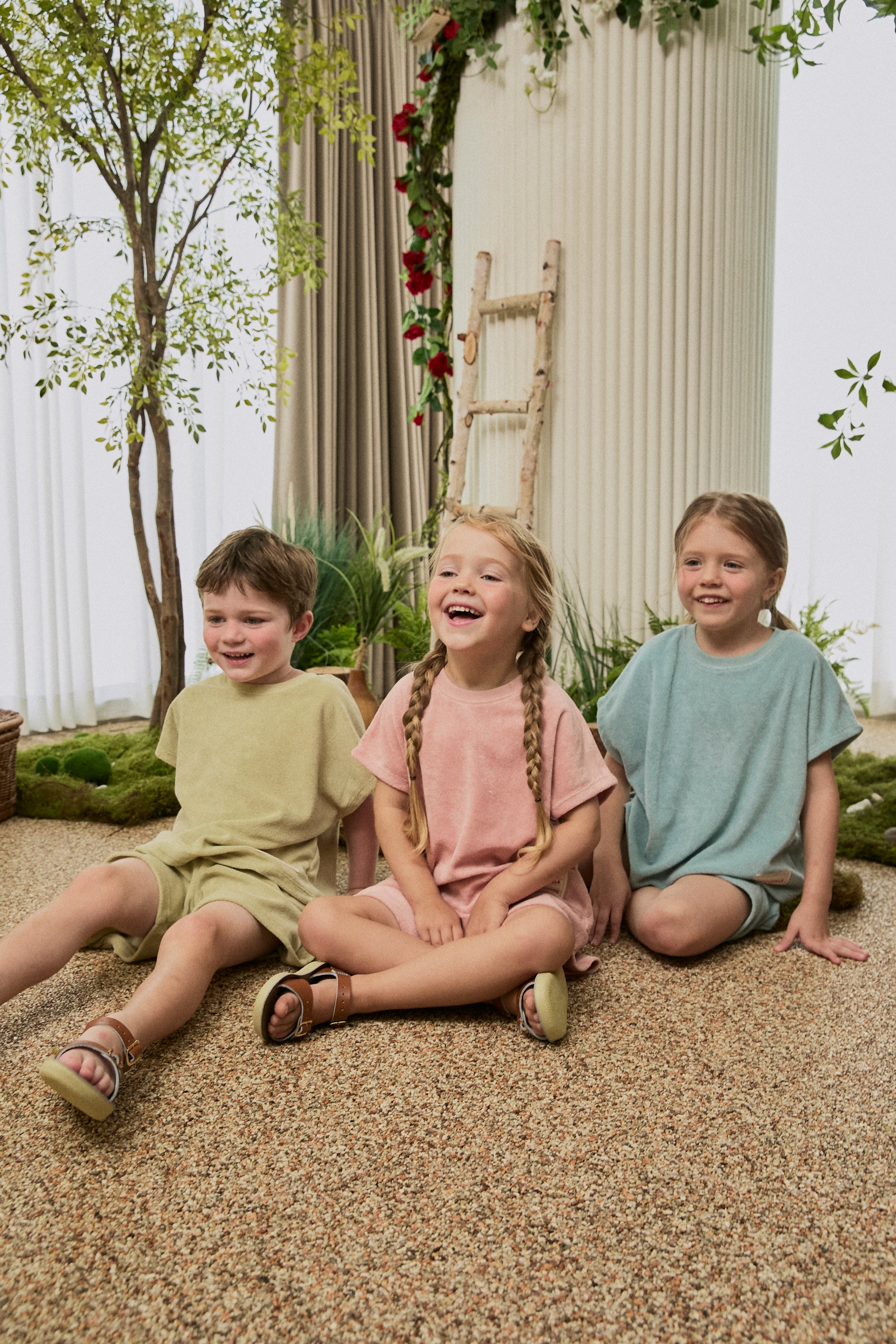 Terry Easy Shorts - Pastel Green