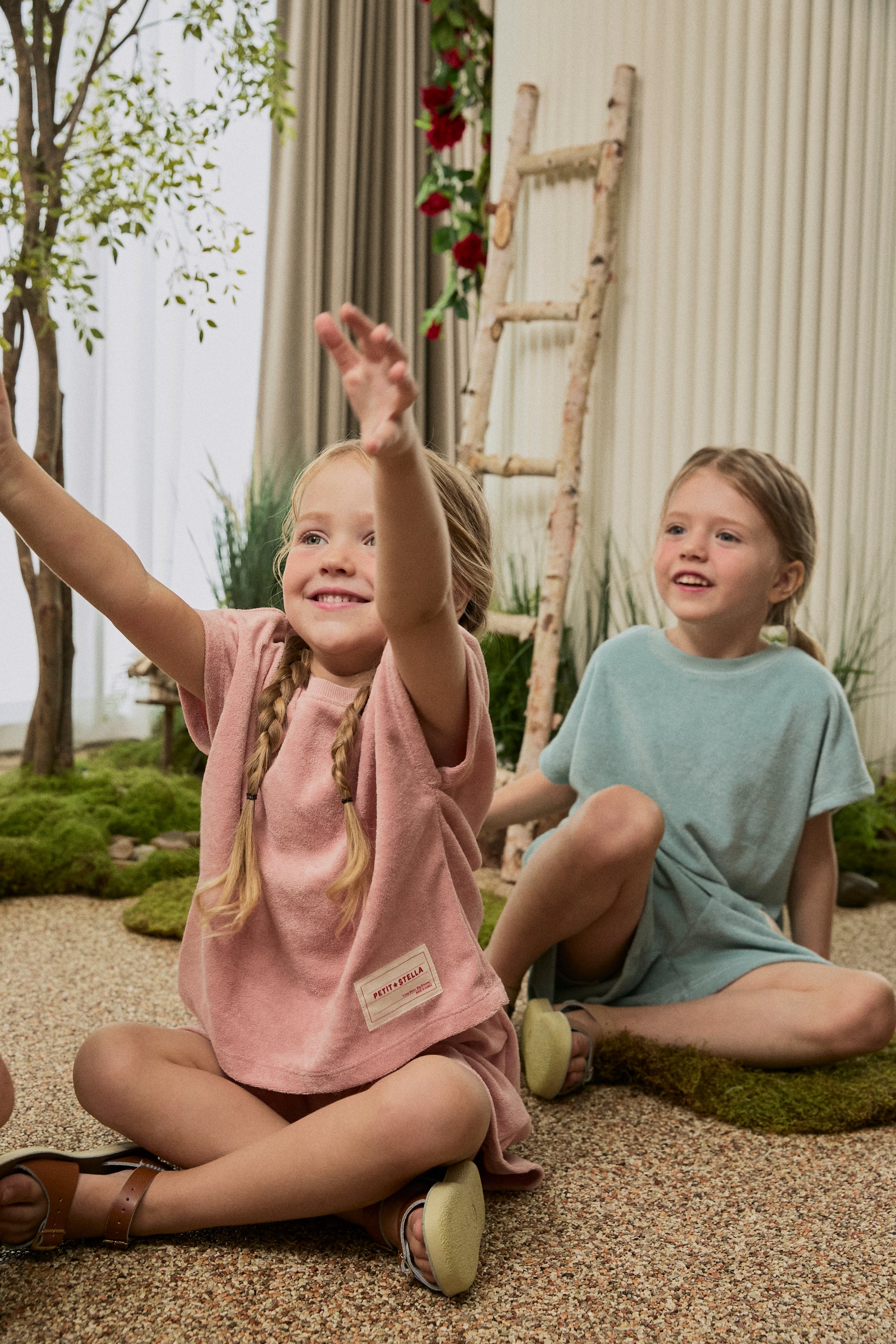 Terry Easy Top - Peach Blush