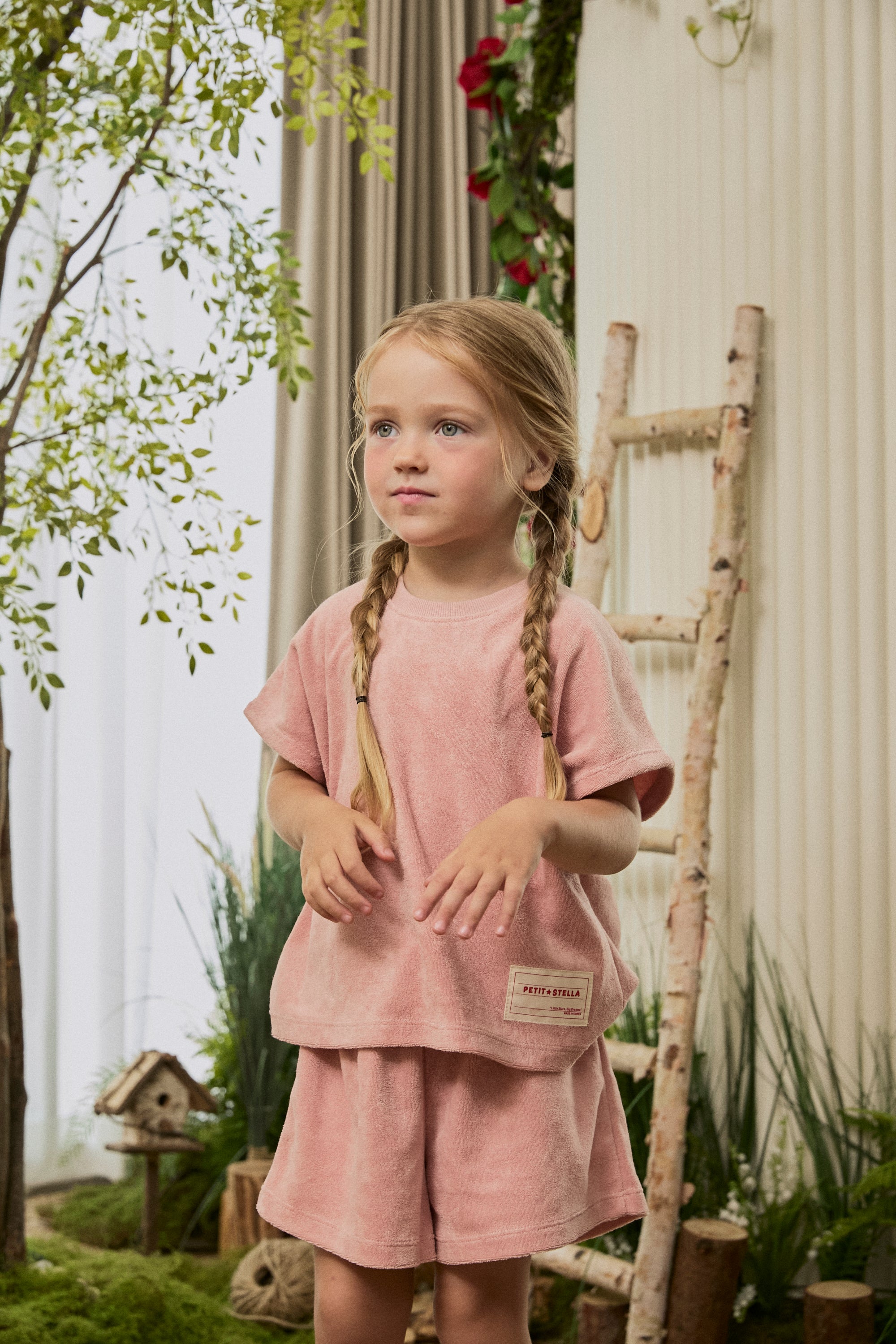 Terry Easy Top - Peach Blush