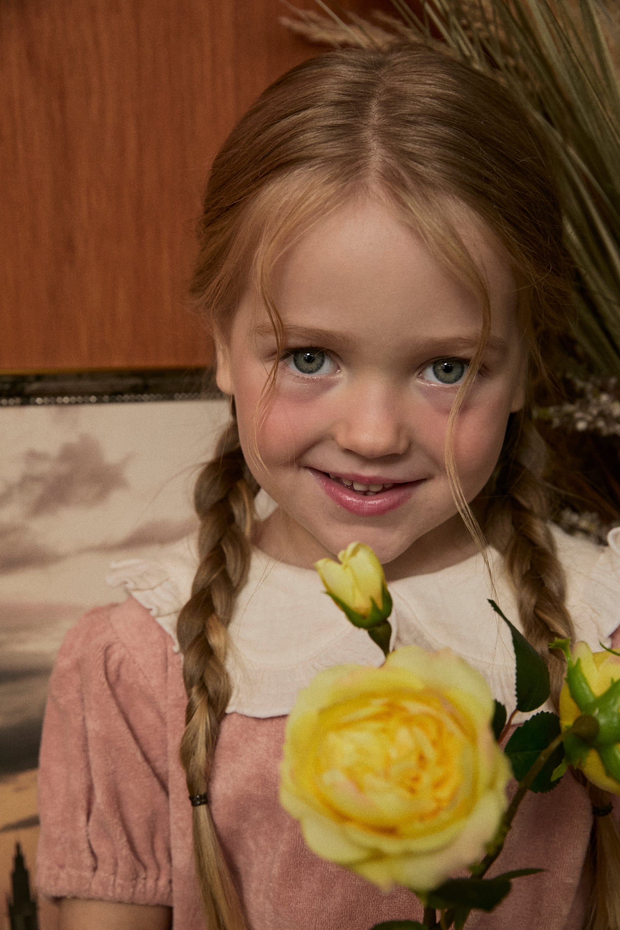 Pink Lace Terry Shorts