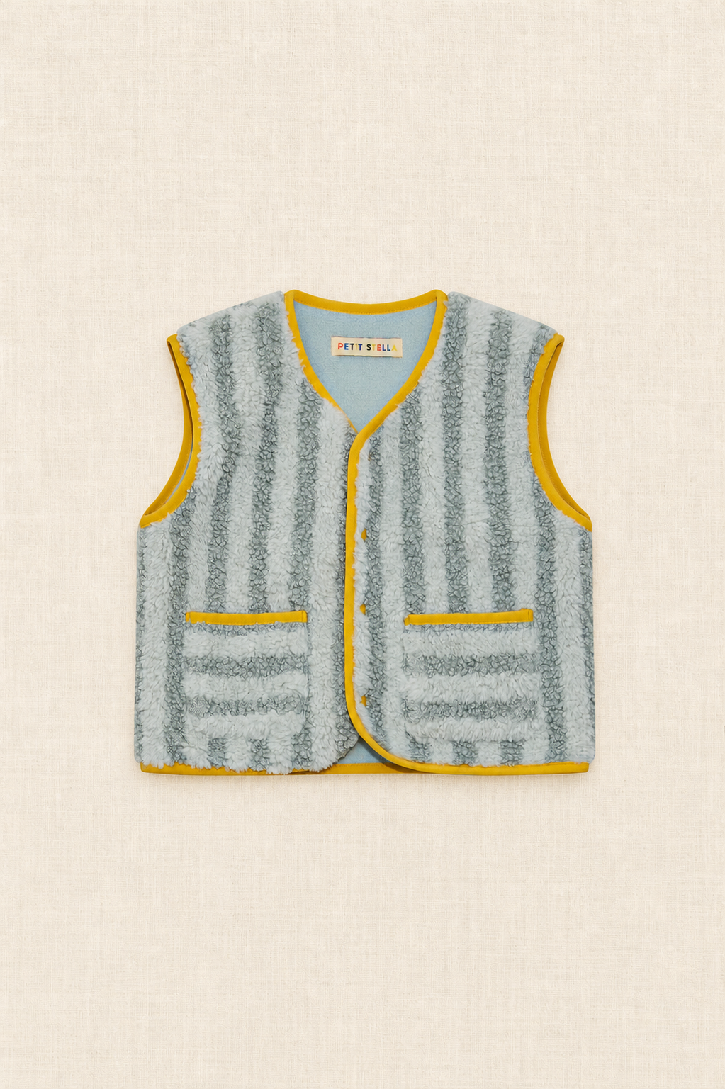 Cozy Reversible Sherpa Vest - Mint