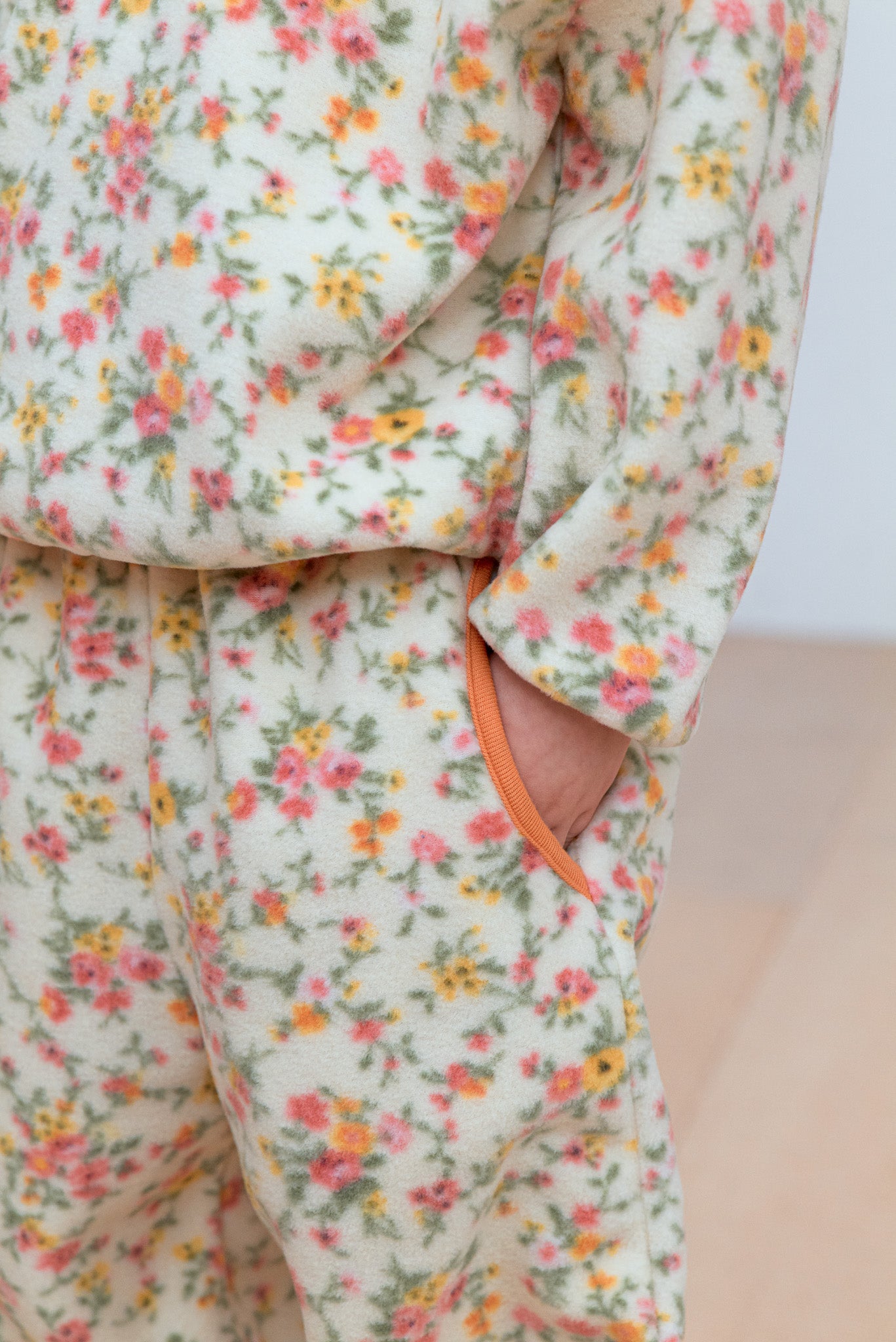 Orange Blossom Fleece Set
