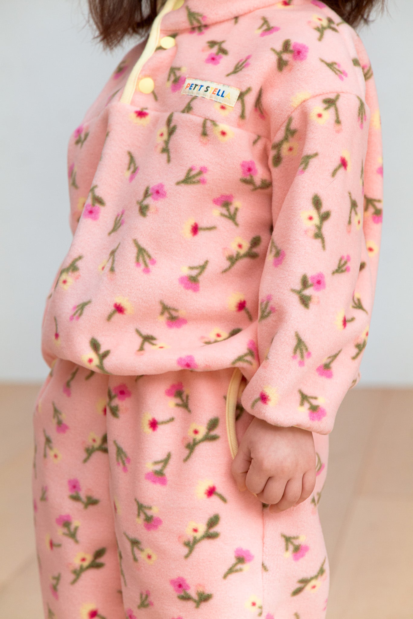 Pink Blossom Fleece Set