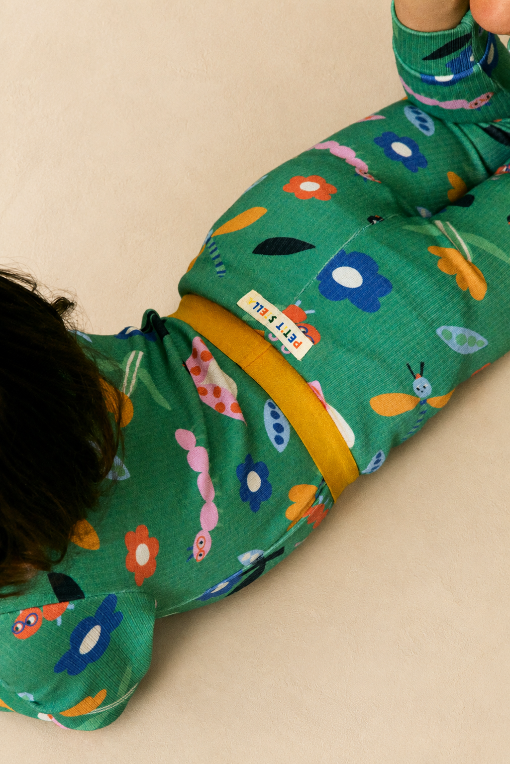 Bug Garden Pima Blend Pajama Set - Green