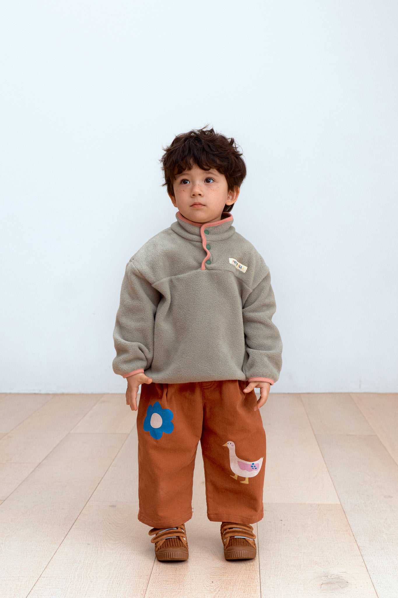 Duck Daisy Pants -Brick