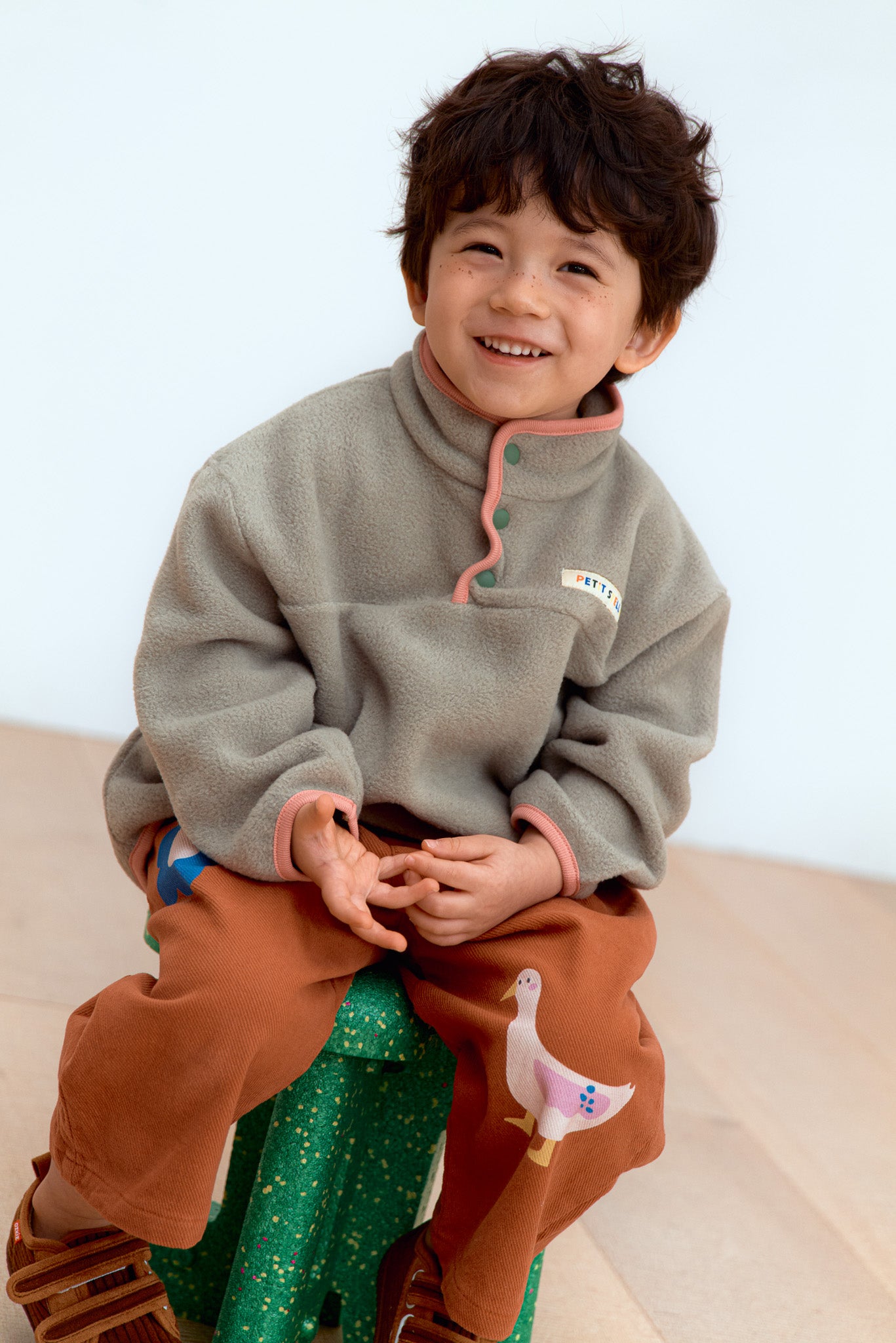 Duck Daisy Pants -Brick