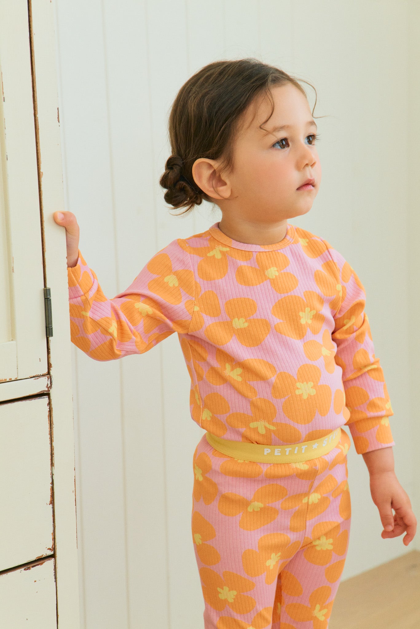 Orange Blossom Pajama Set