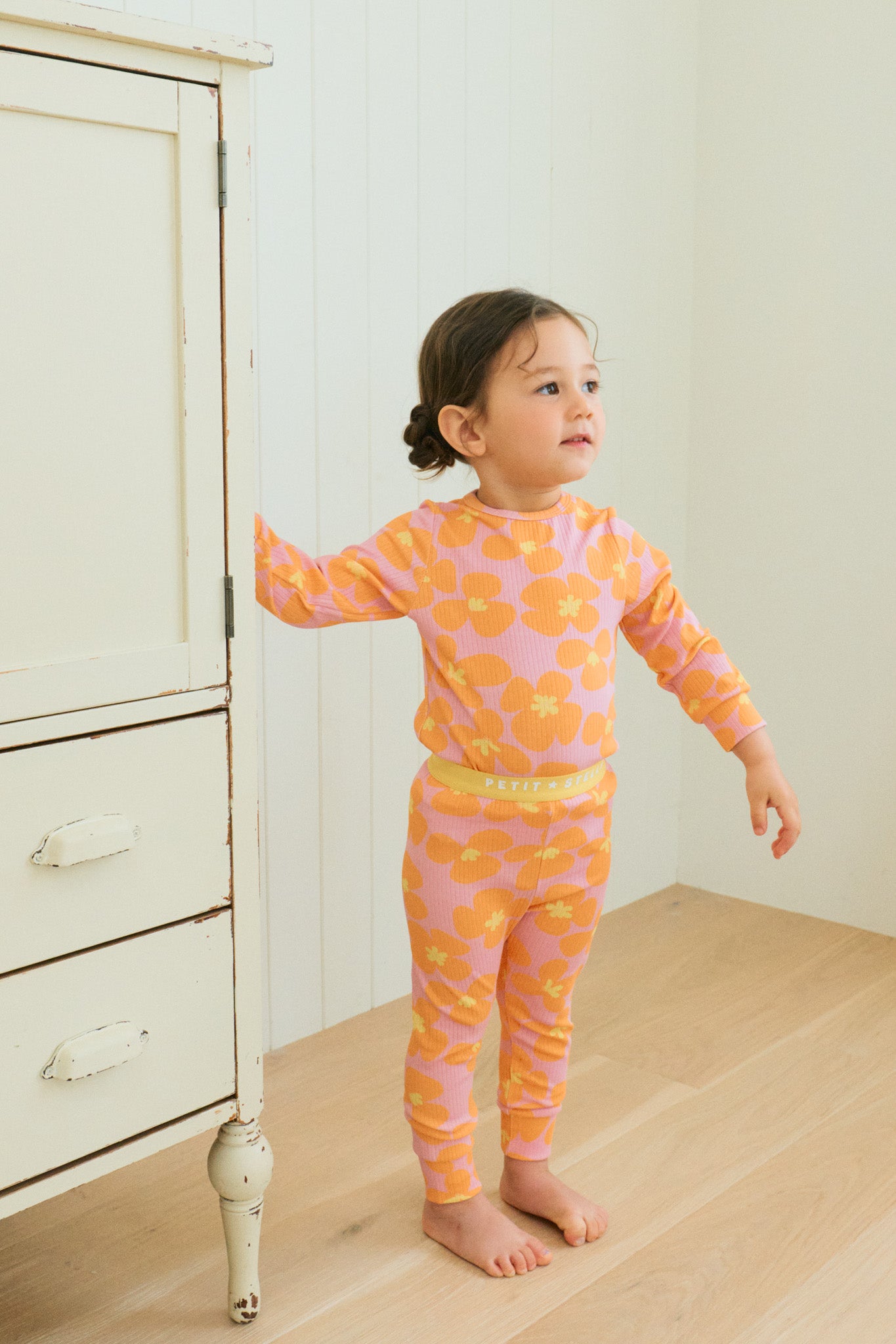 Orange Blossom Pajama Set
