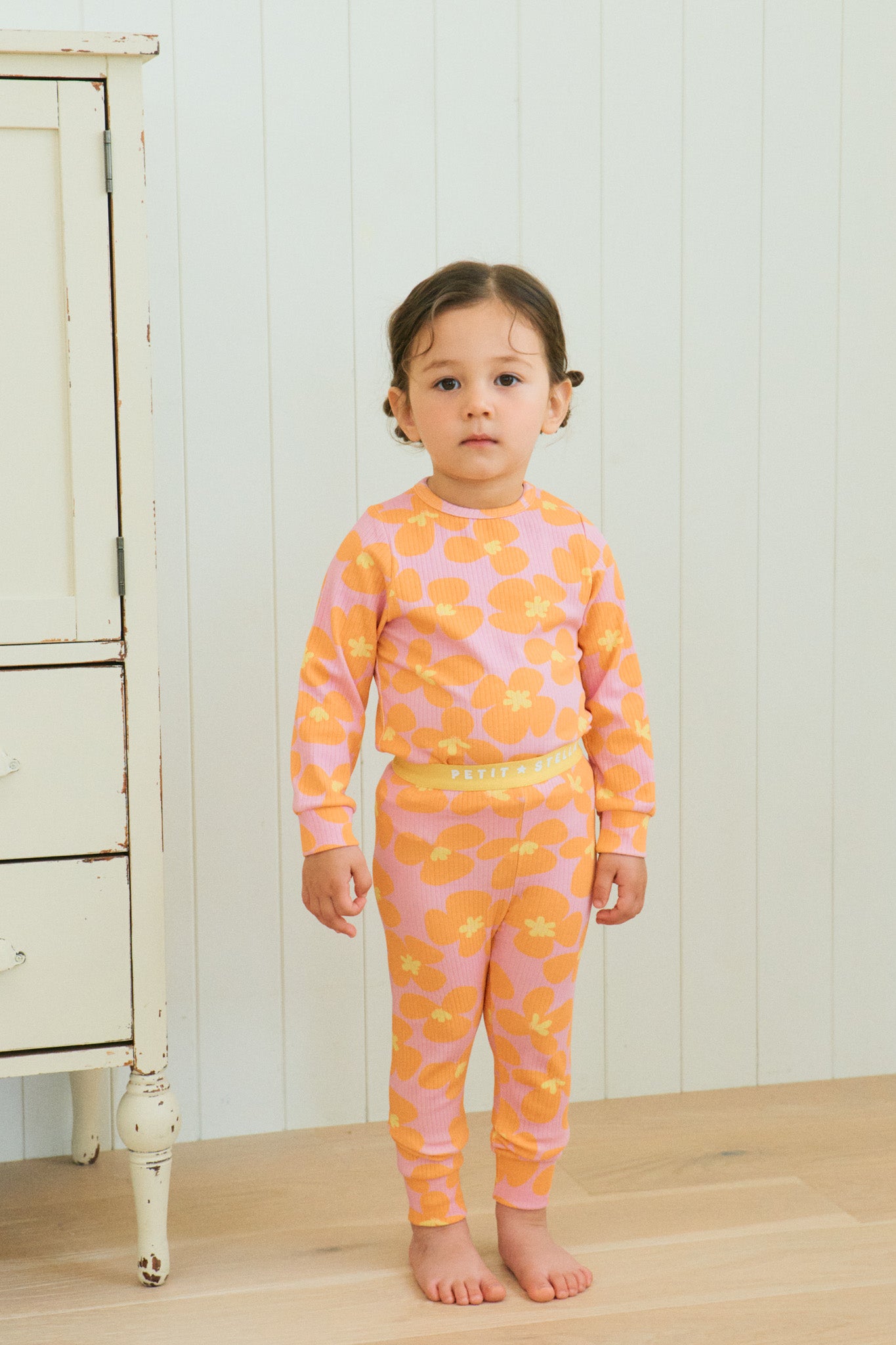 Orange Blossom Pajama Set