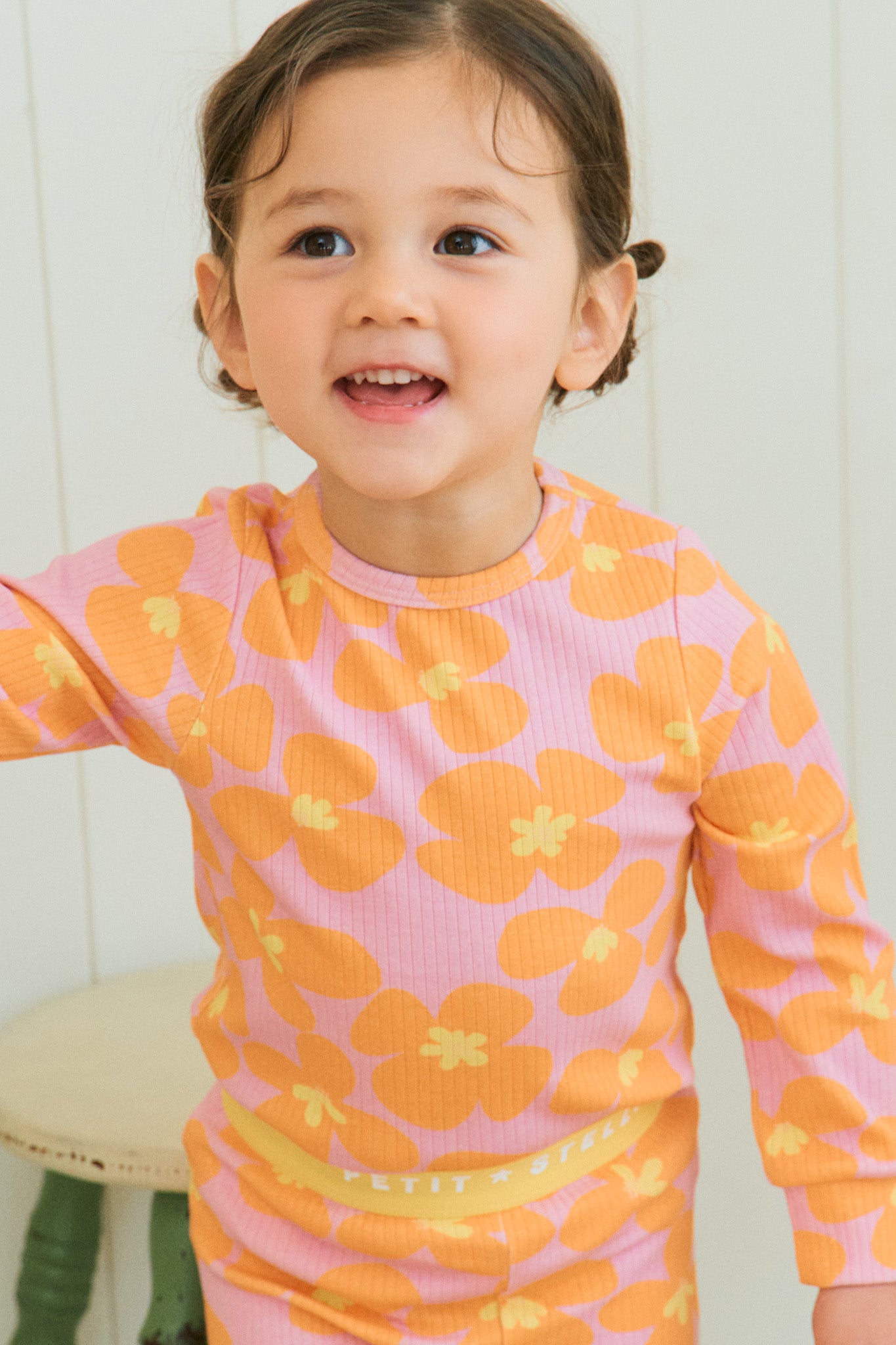 Orange Blossom Pajama Set