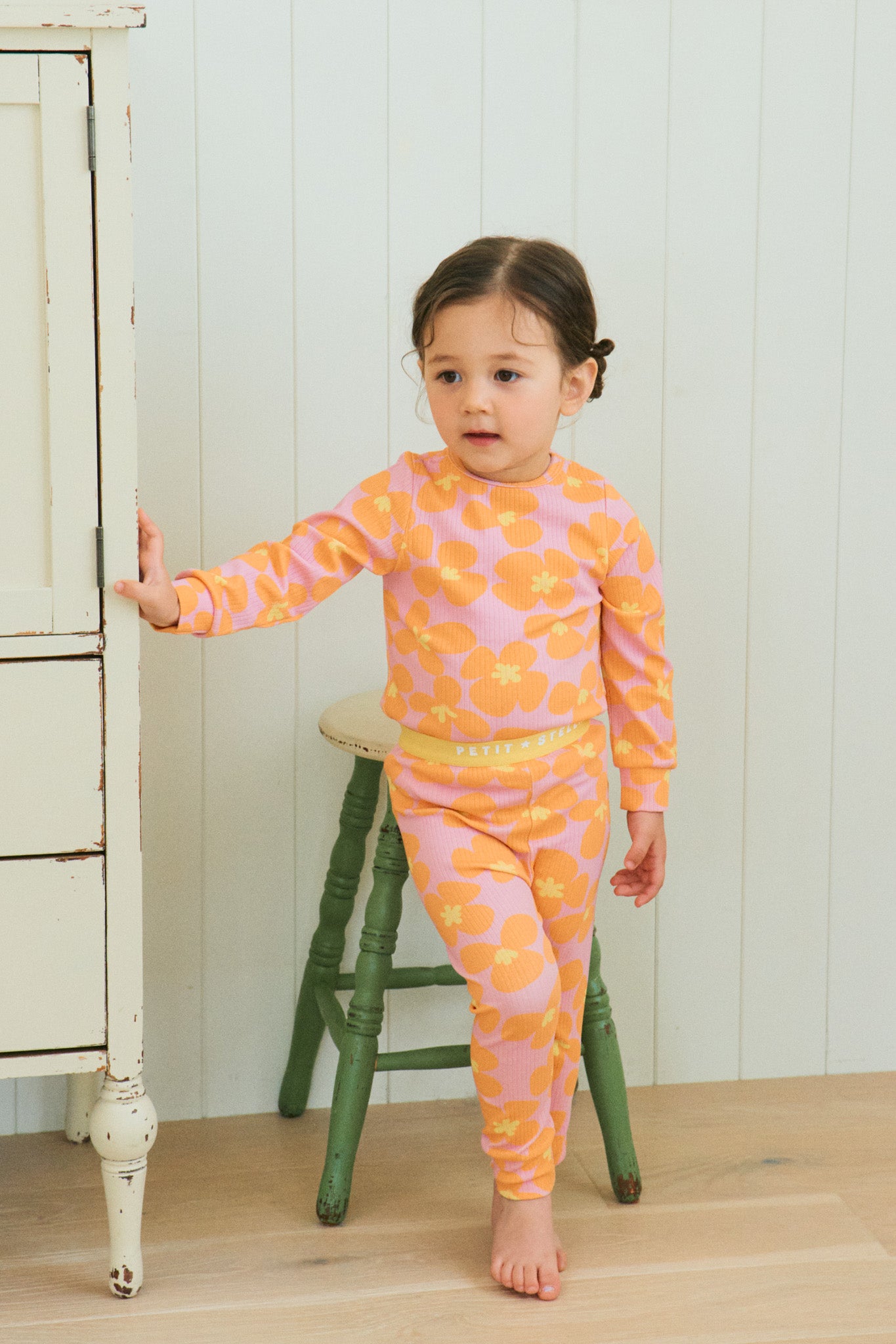 Orange Blossom Pajama Set