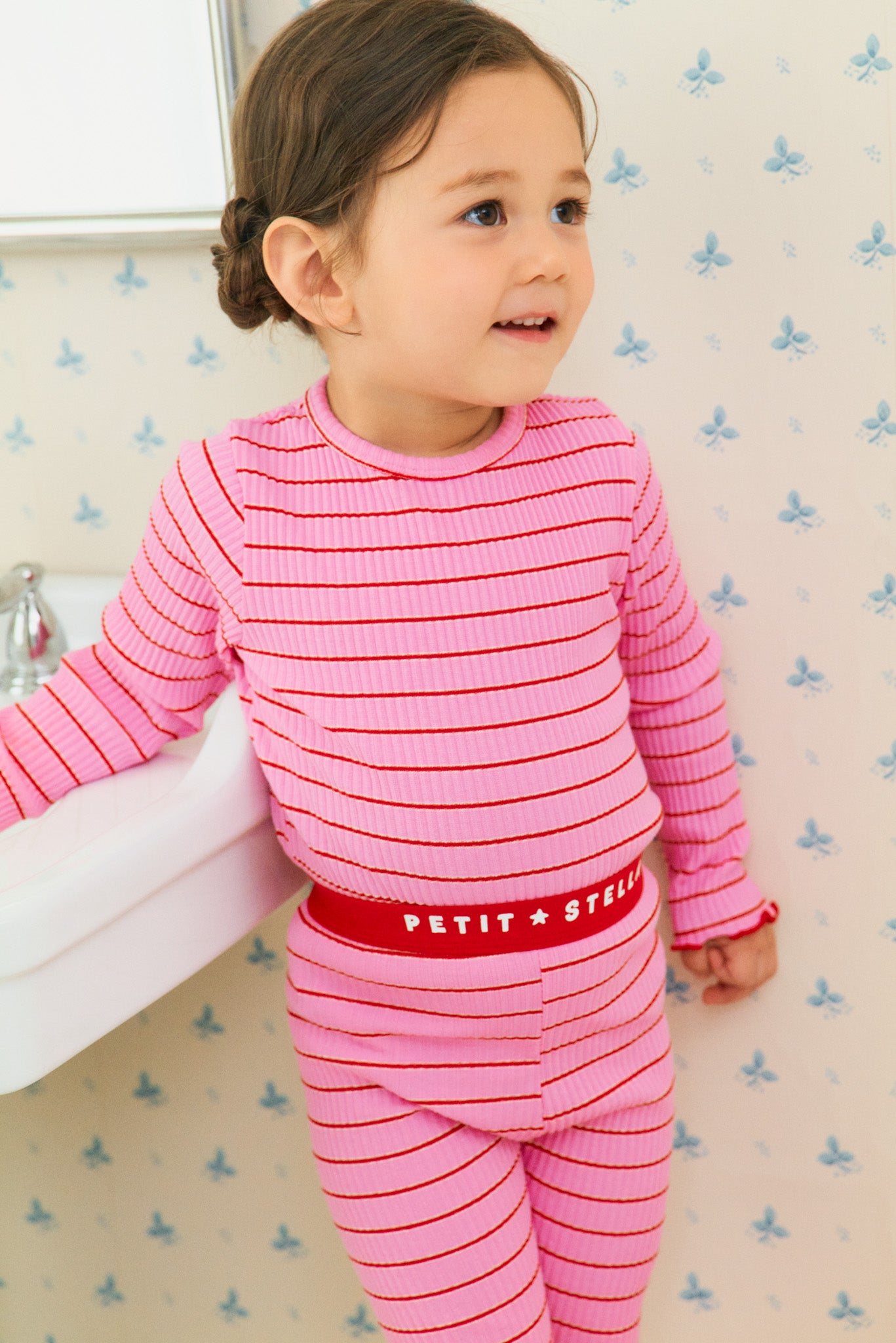 Cherry Stripe Pajama Set