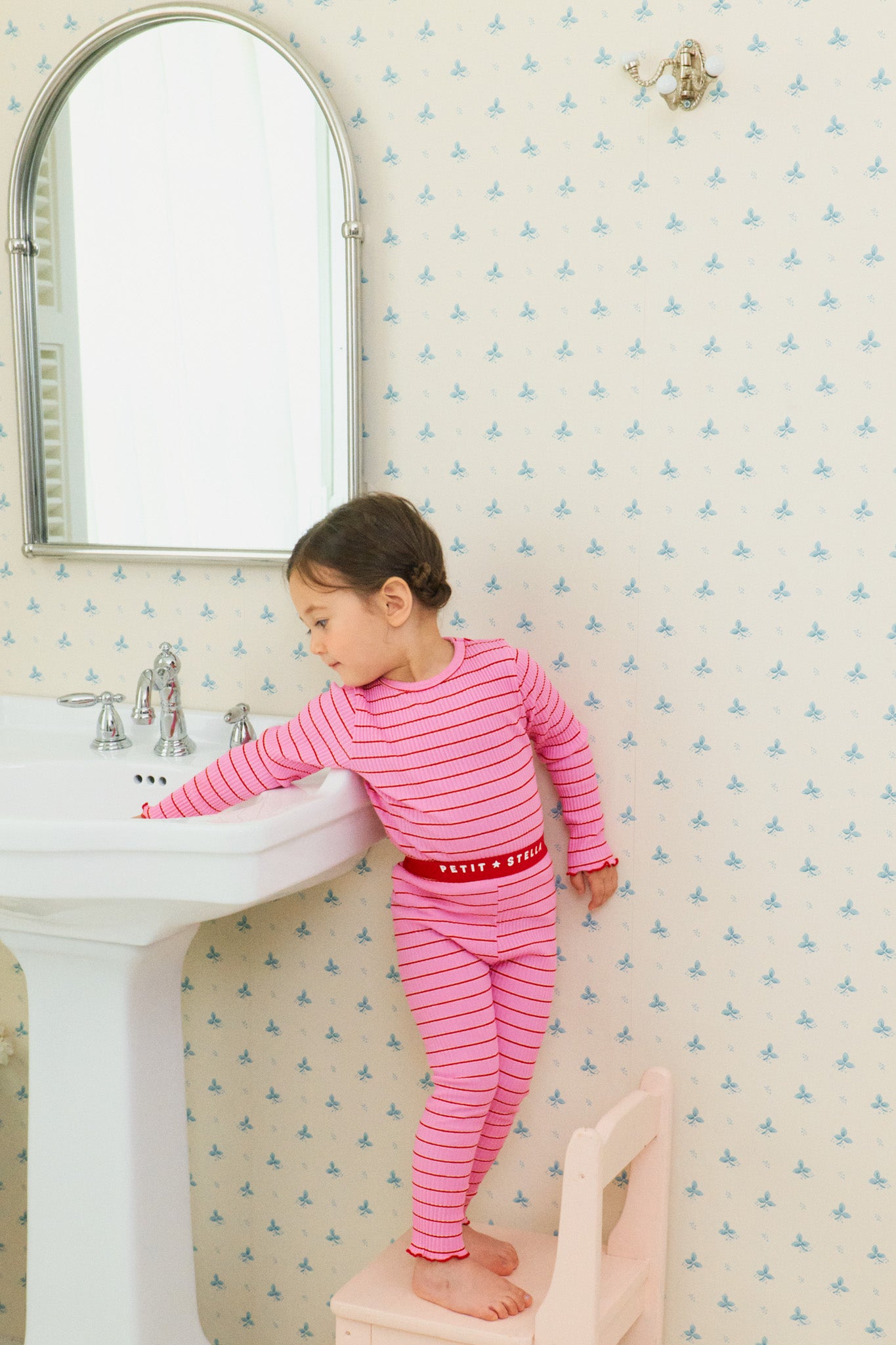 Cherry Stripe Pajama Set