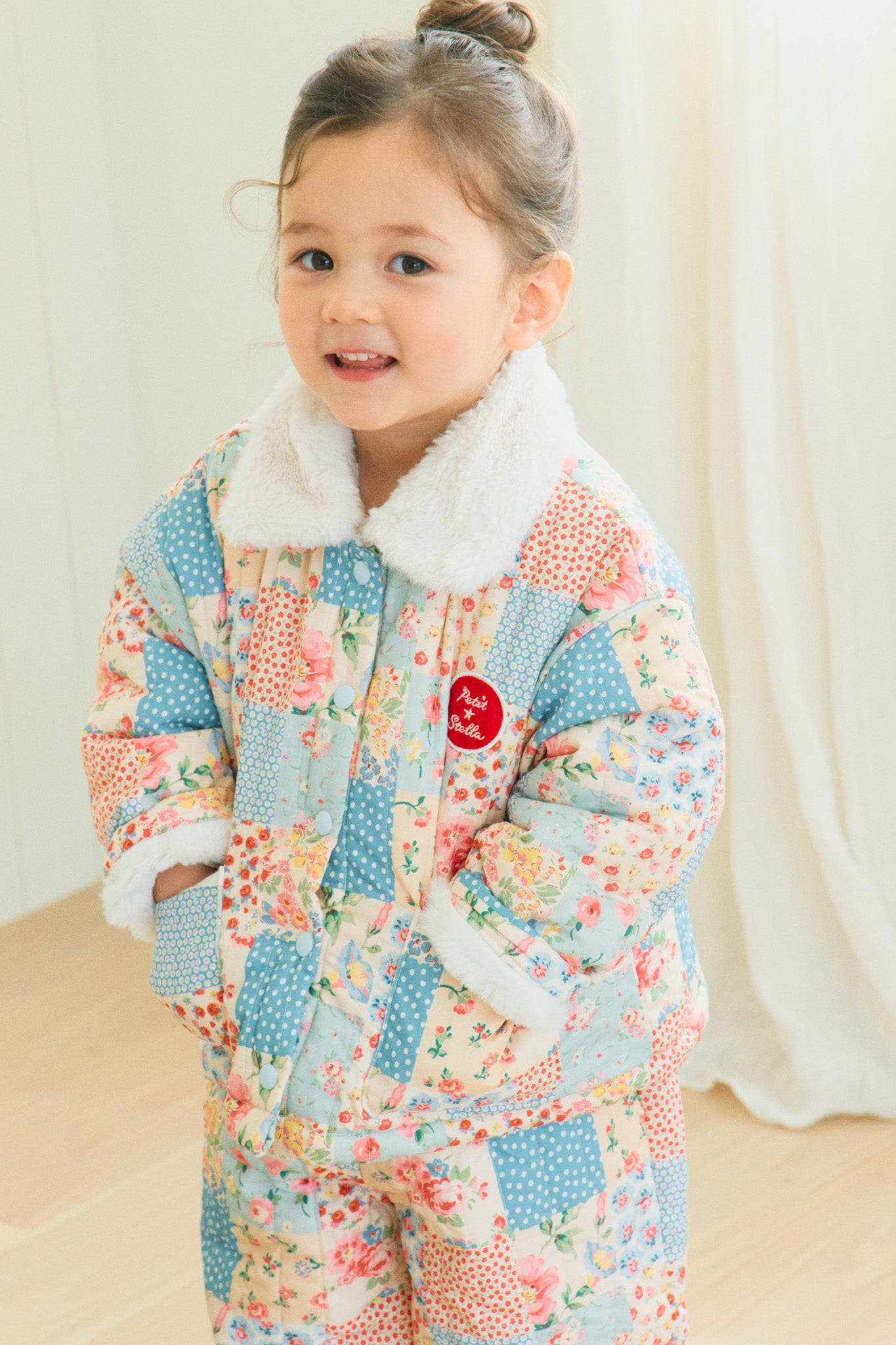Flora Patch Cozy Reversible Jacket