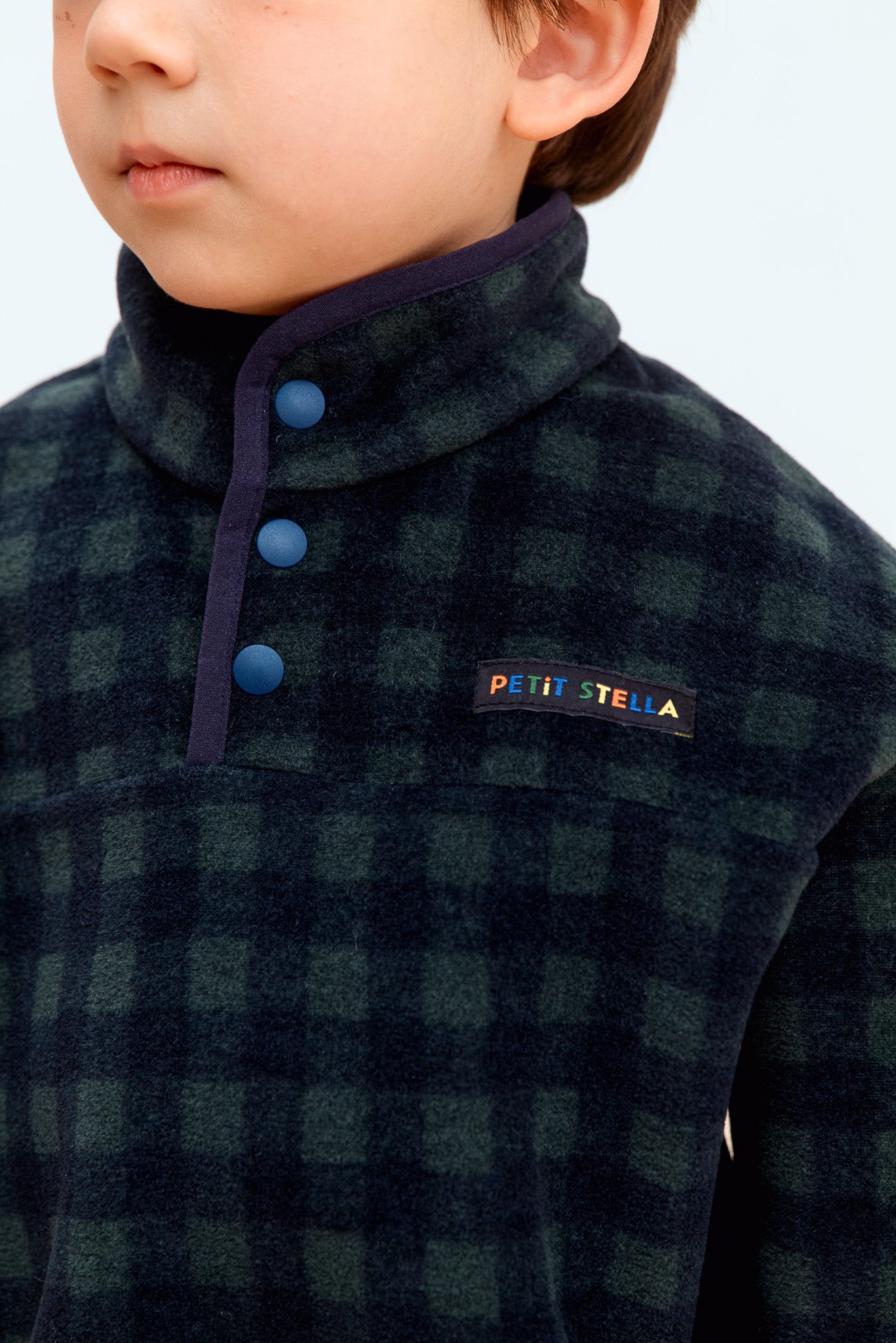 Evergreen Check Fleece Set