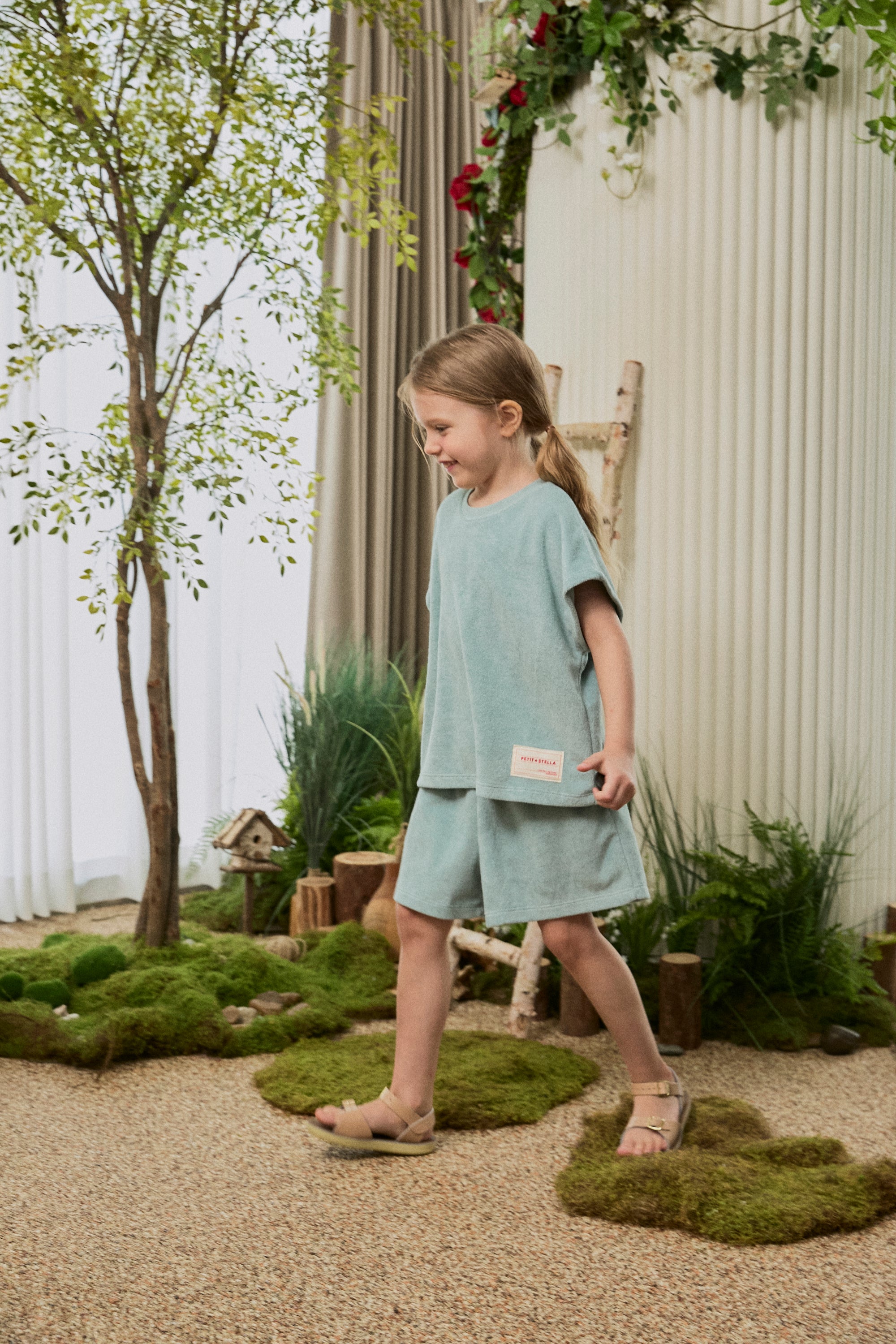 Terry Easy Shorts - Ocean Mint