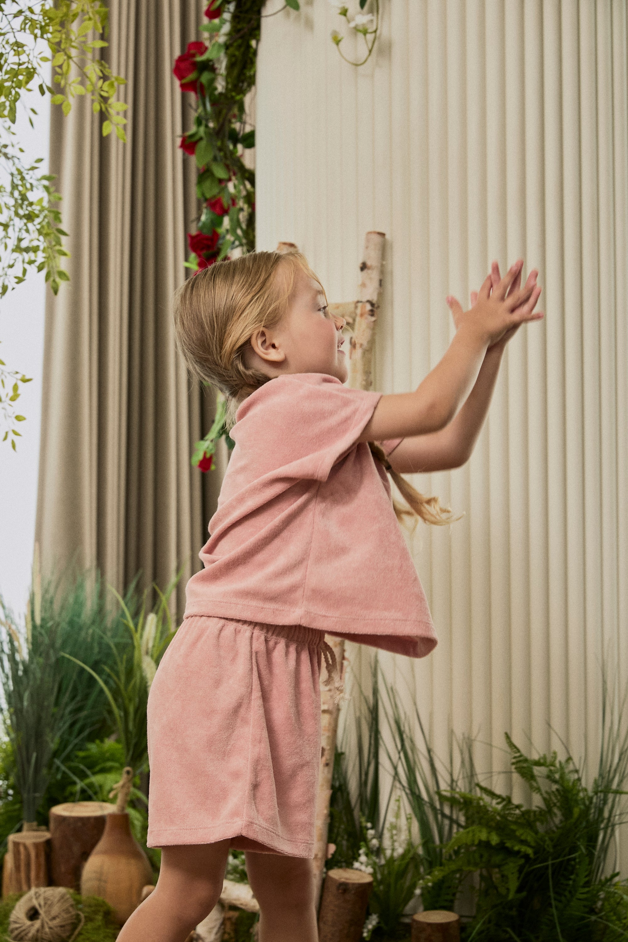 Terry Easy Top - Peach Blush