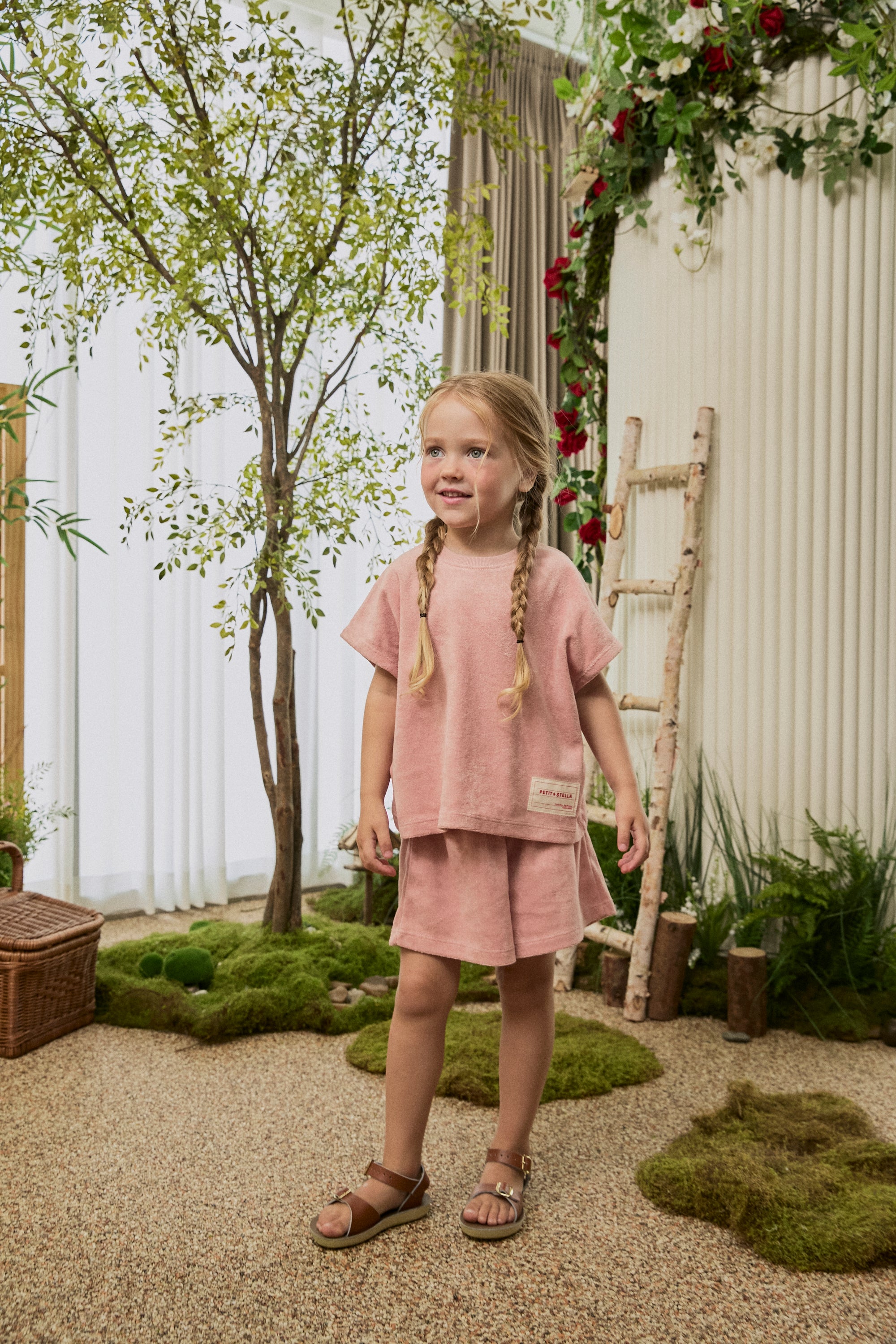 Terry Easy Top - Peach Blush