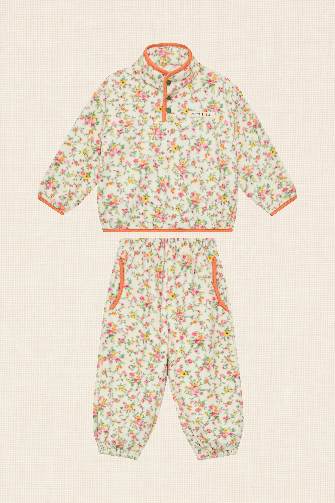 Orange Blossom Fleece Set