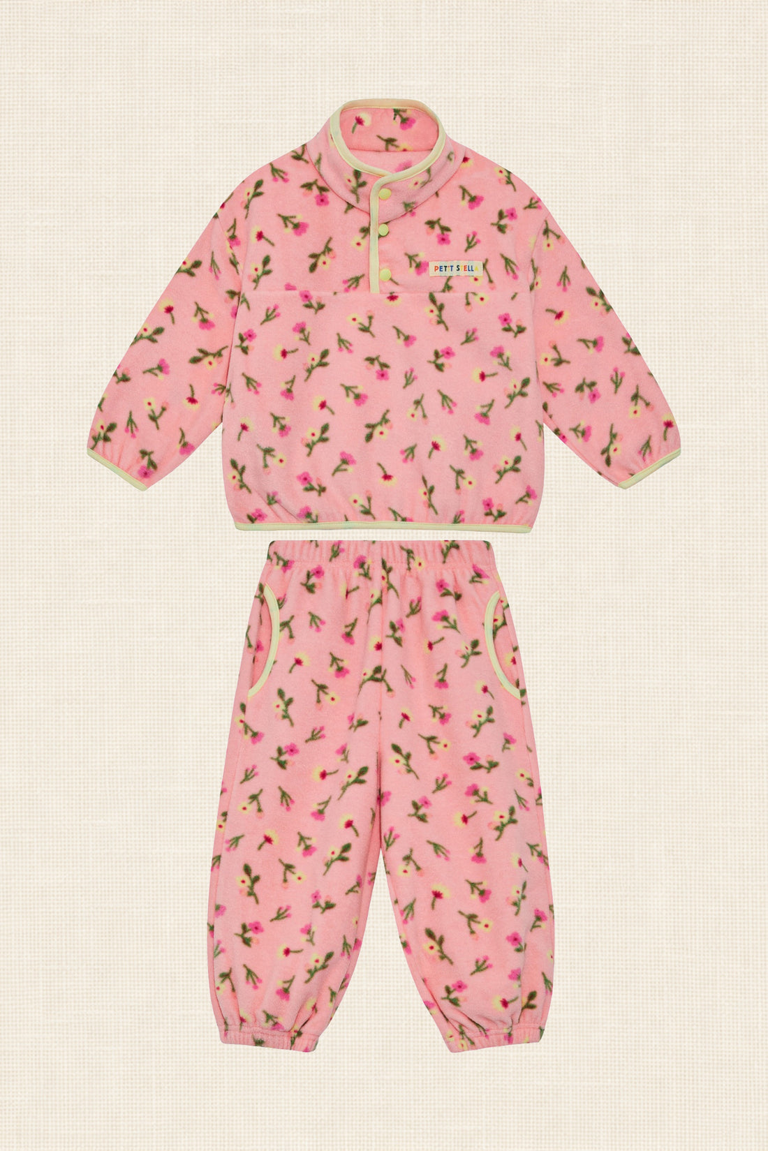 [PRE-ORDER] Pink Blossom Fleece Set