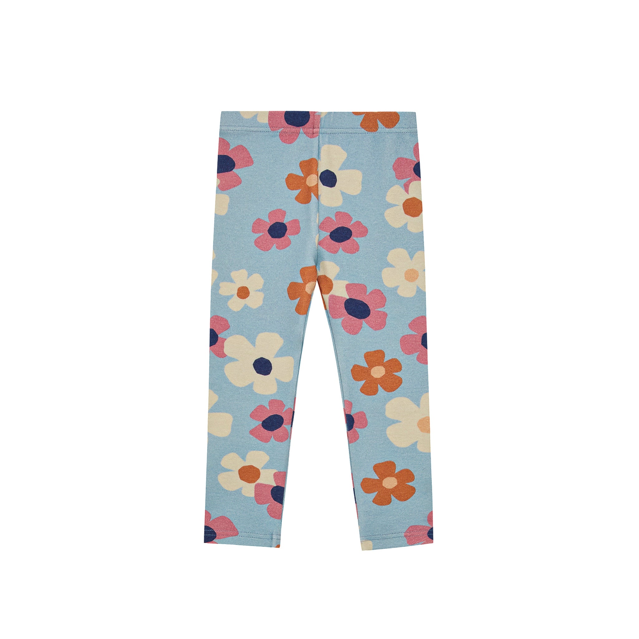 Blue Flower Leggings
