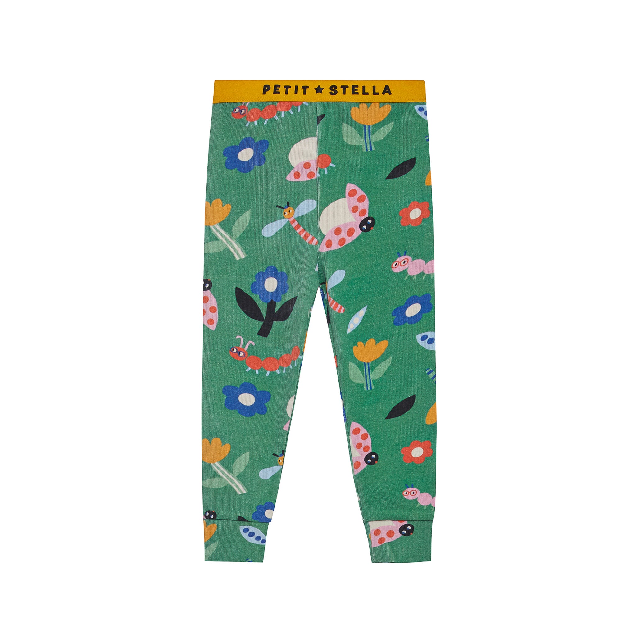 Bug Garden Pima Blend Pajama Set - Green