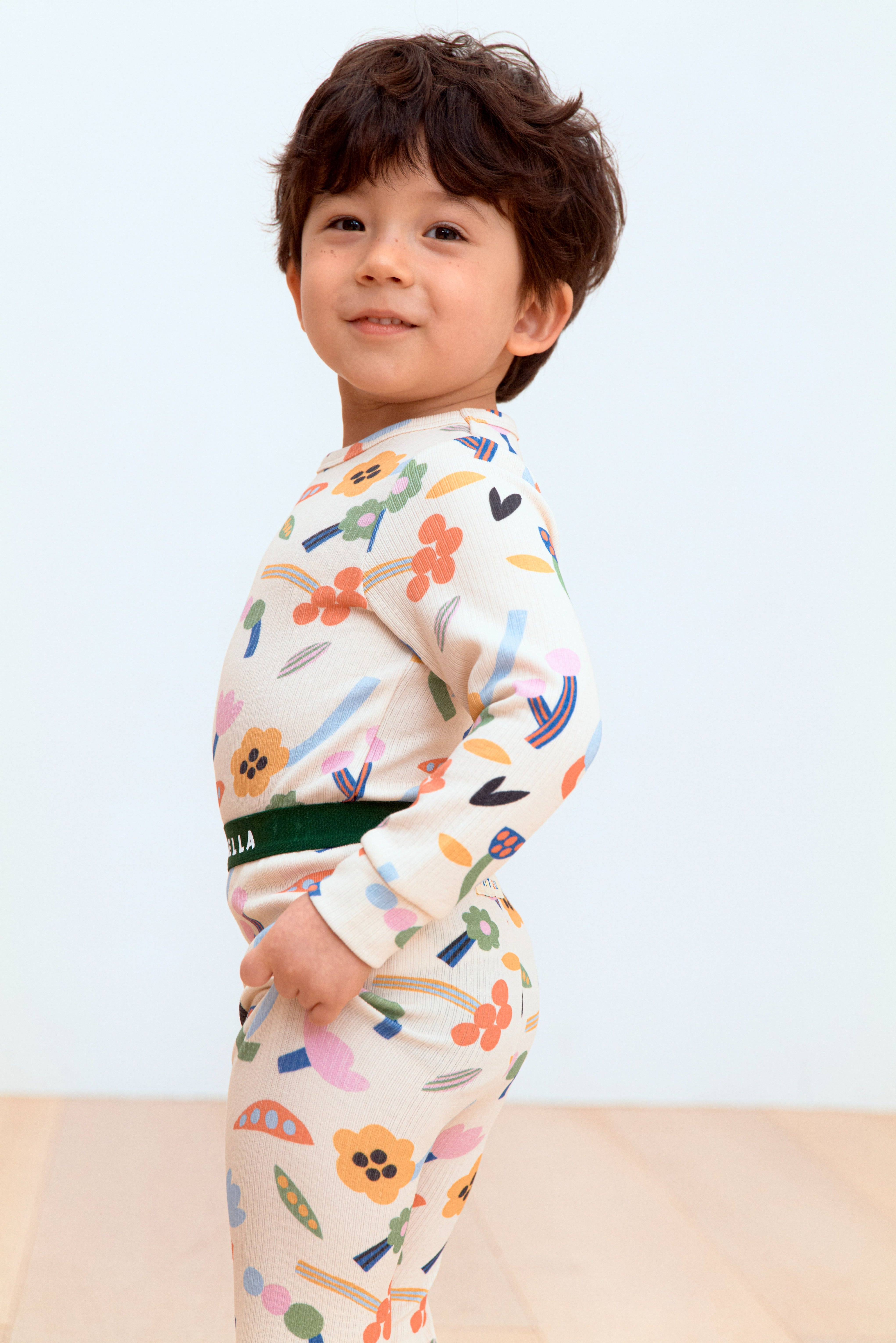 Funny Flower Pima Blend Pajama Set