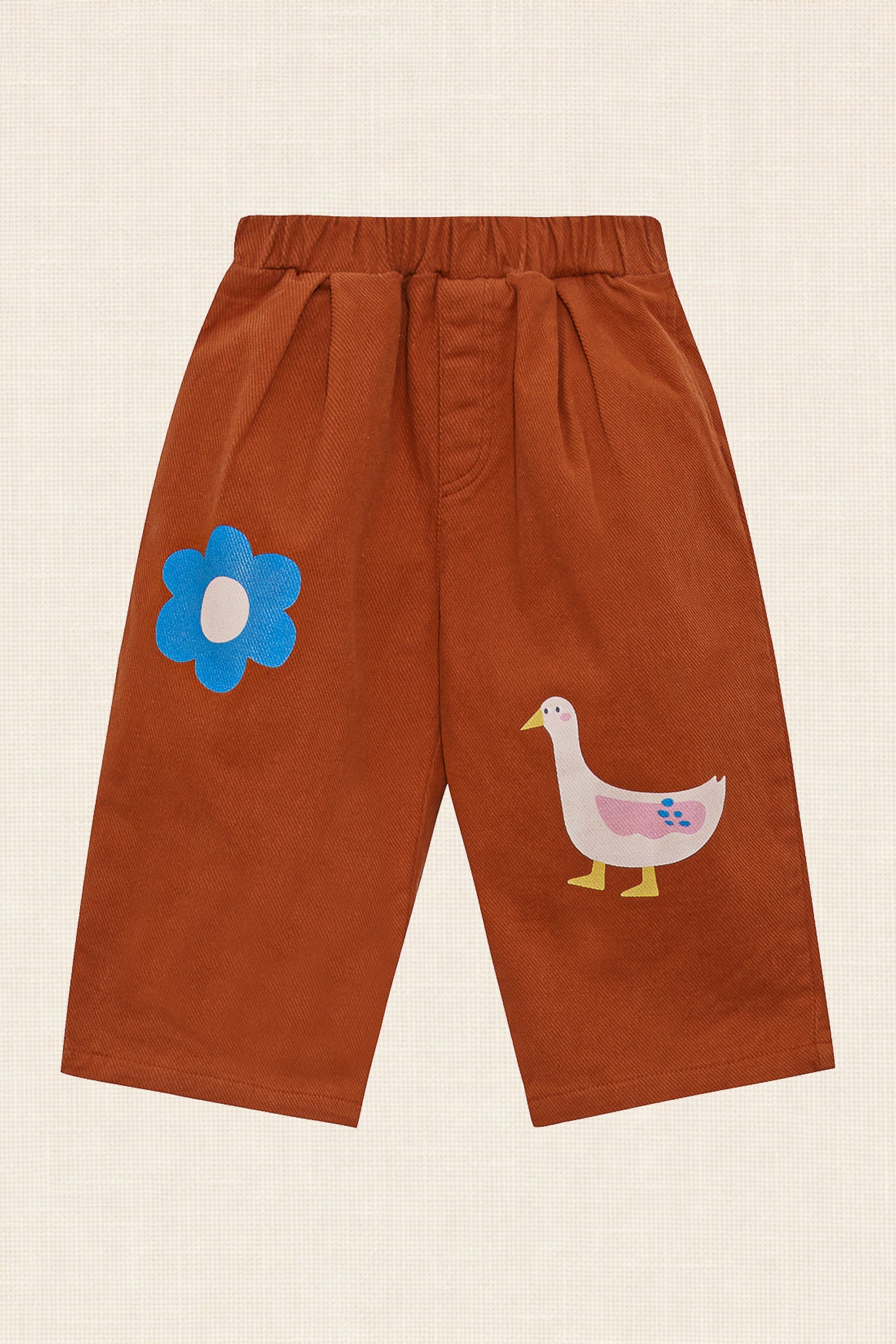 Duck Daisy Pants -Brick