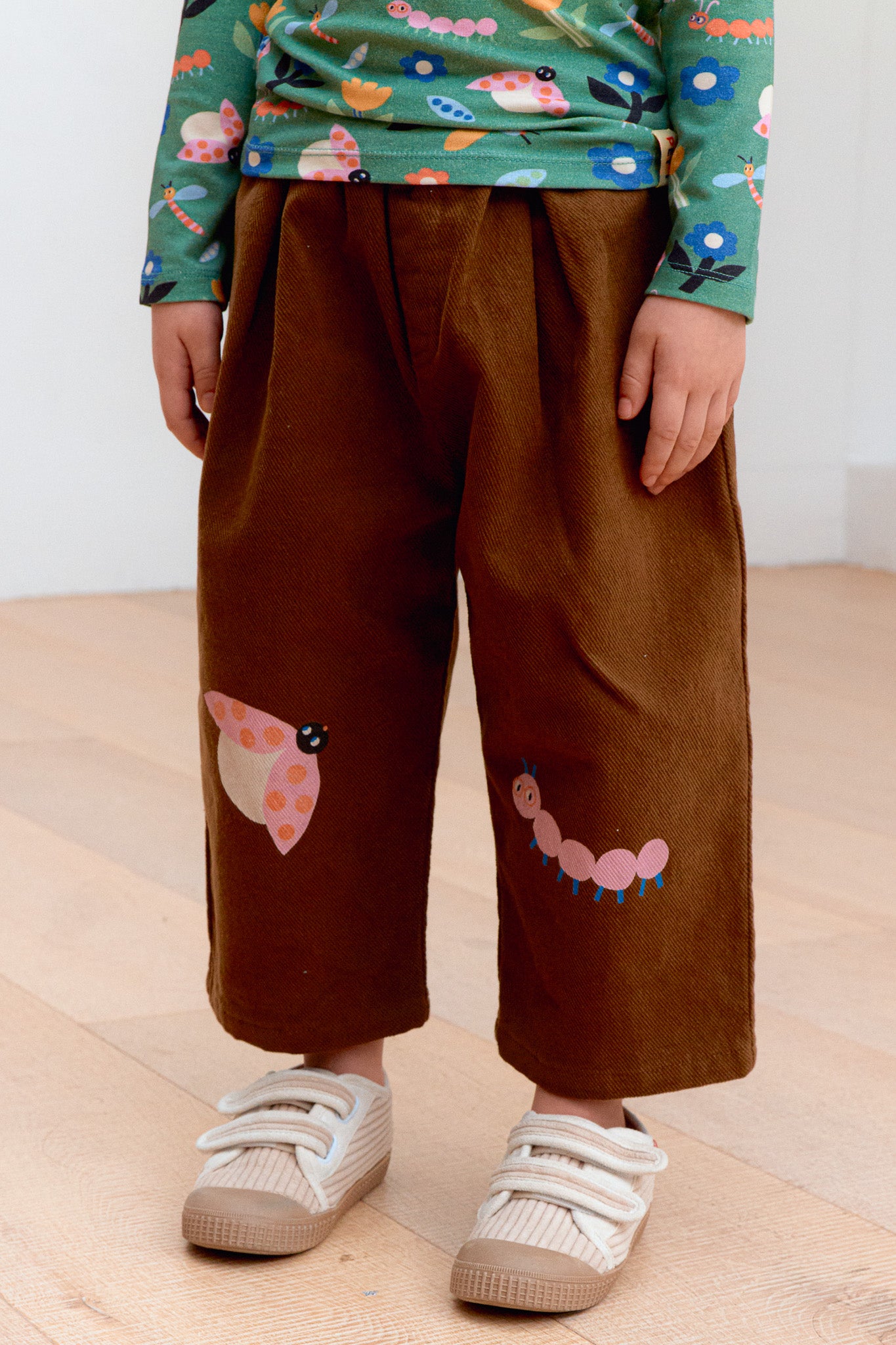 Garden Friends Pants - Chocolate