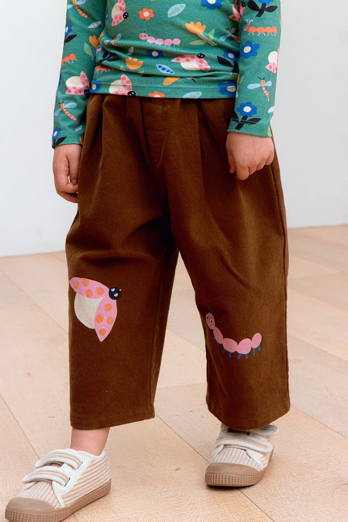 Garden Friends Pants - Chocolate