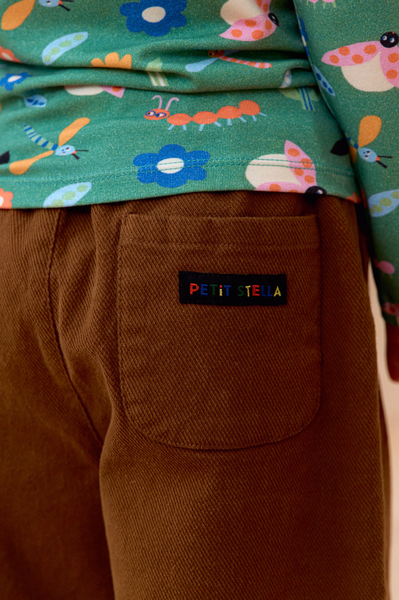 Garden Friends Pants - Chocolate