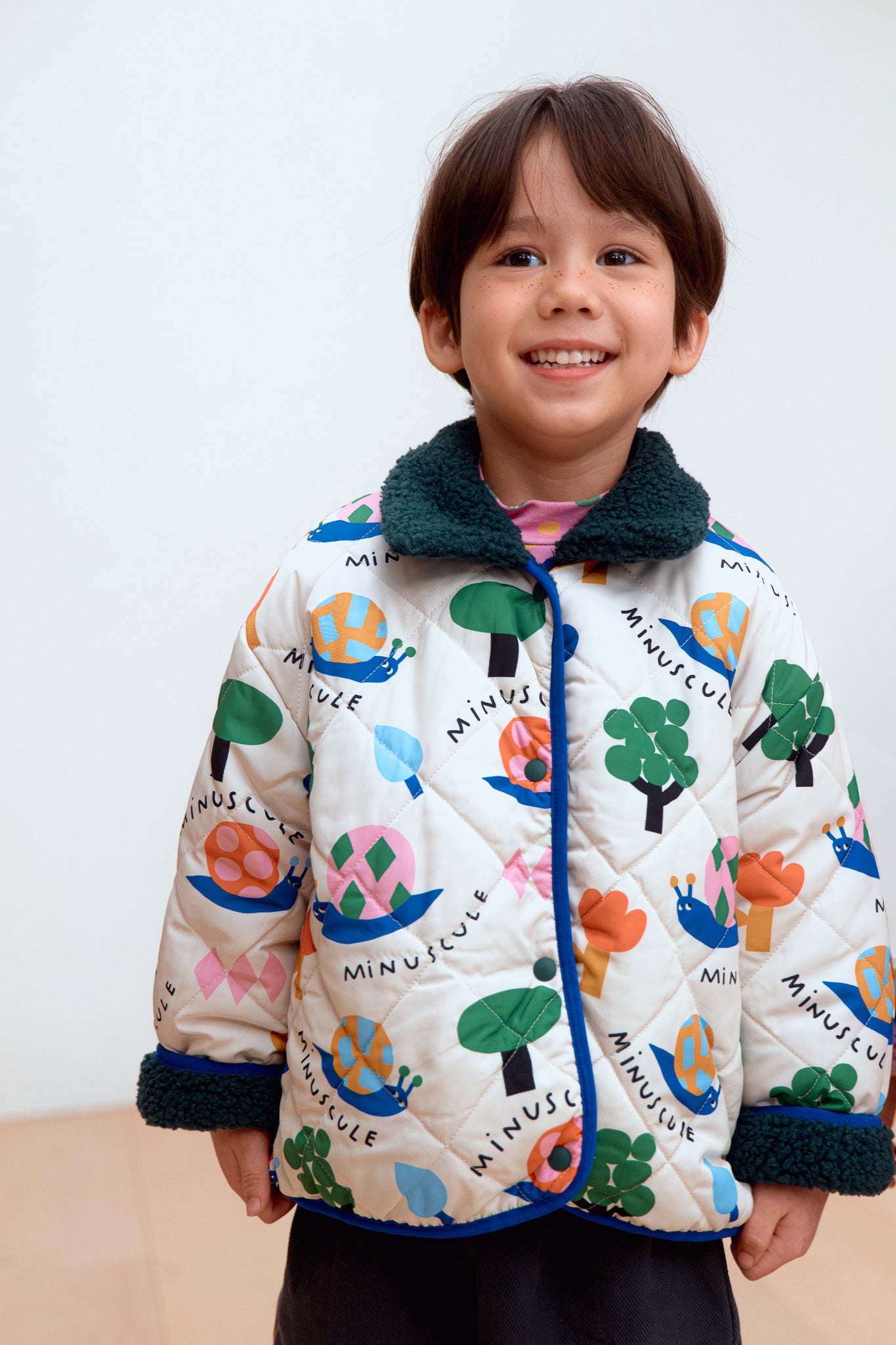 Snail Reversible Sherpa Jacket