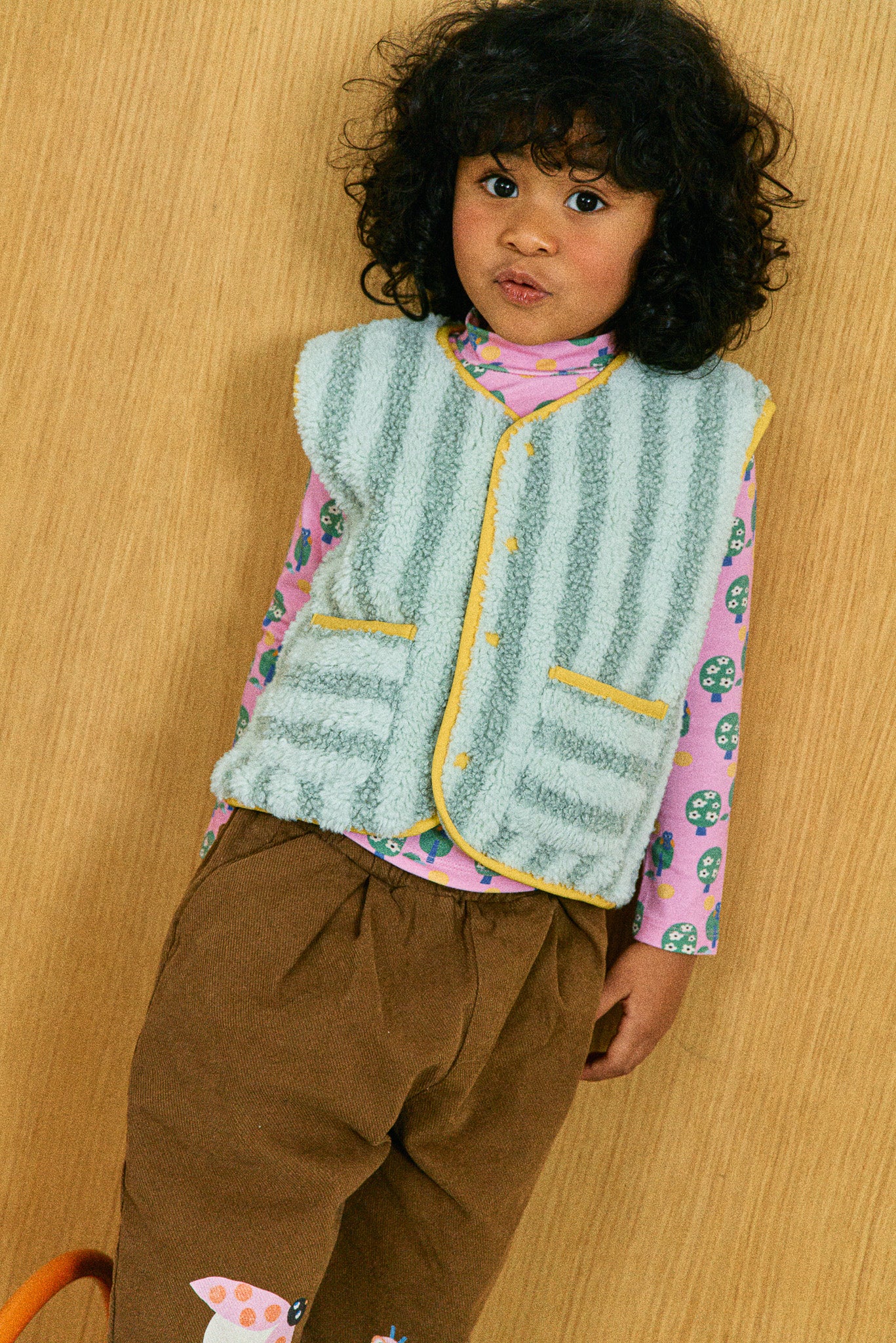 Cozy Reversible Sherpa Vest - Mint