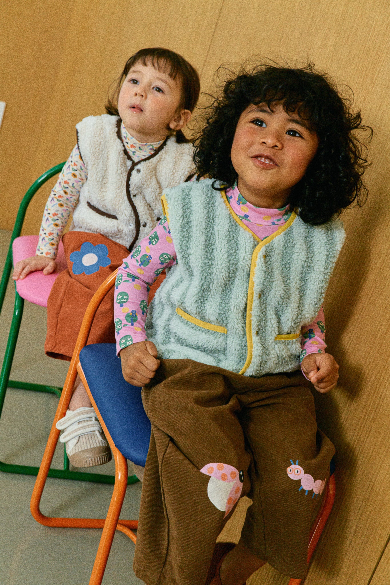 Cozy Reversible Sherpa Vest - Mint