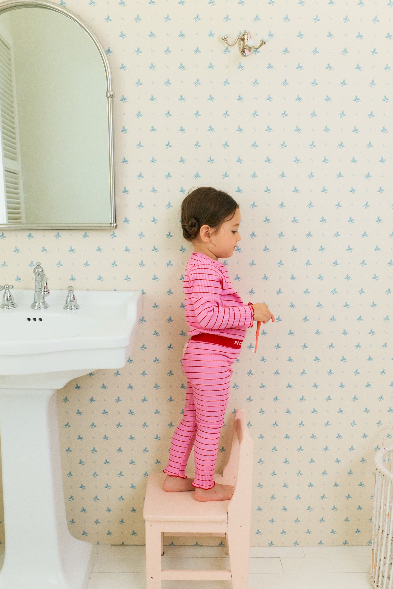 Cherry Stripe Pajama Set