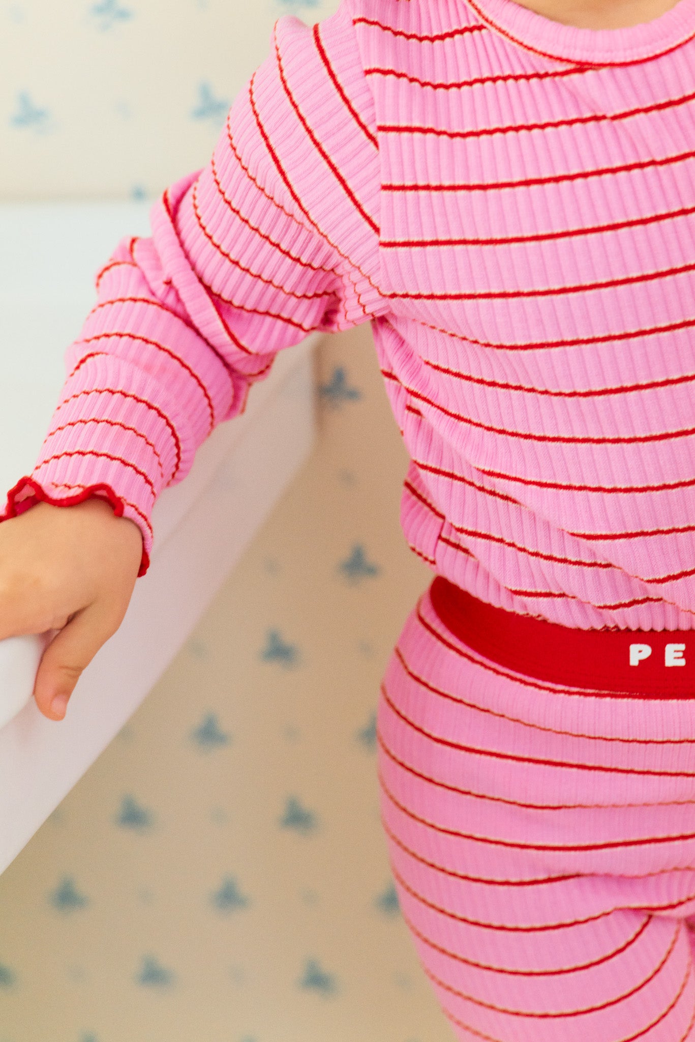 Cherry Stripe Pajama Set