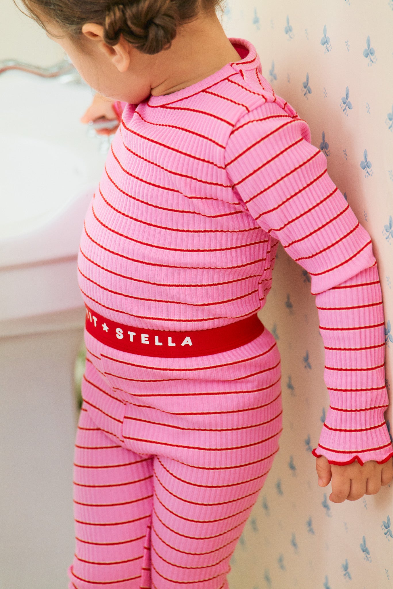 Cherry Stripe Pajama Set