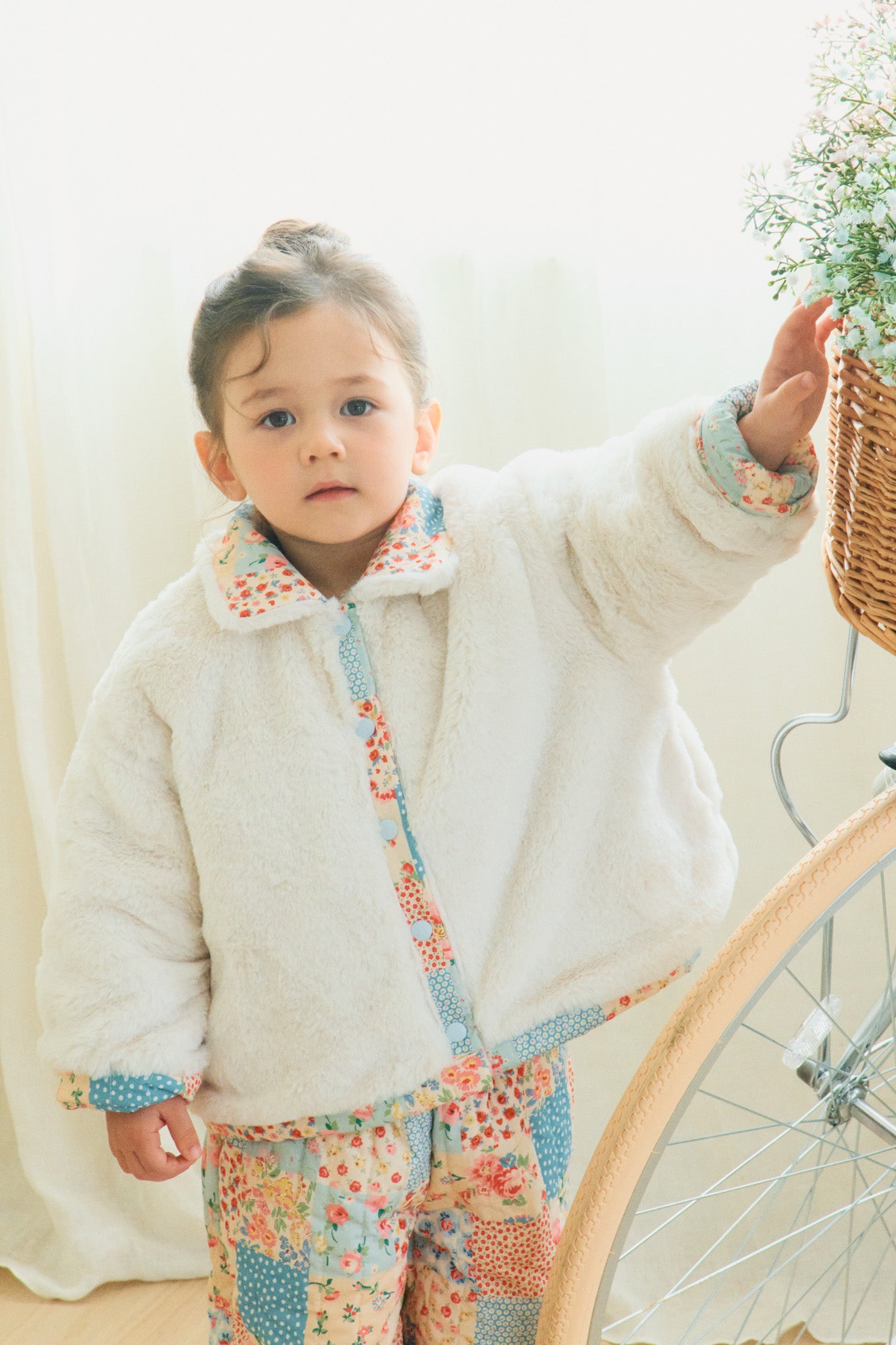 Flora Patch Cozy Reversible Jacket
