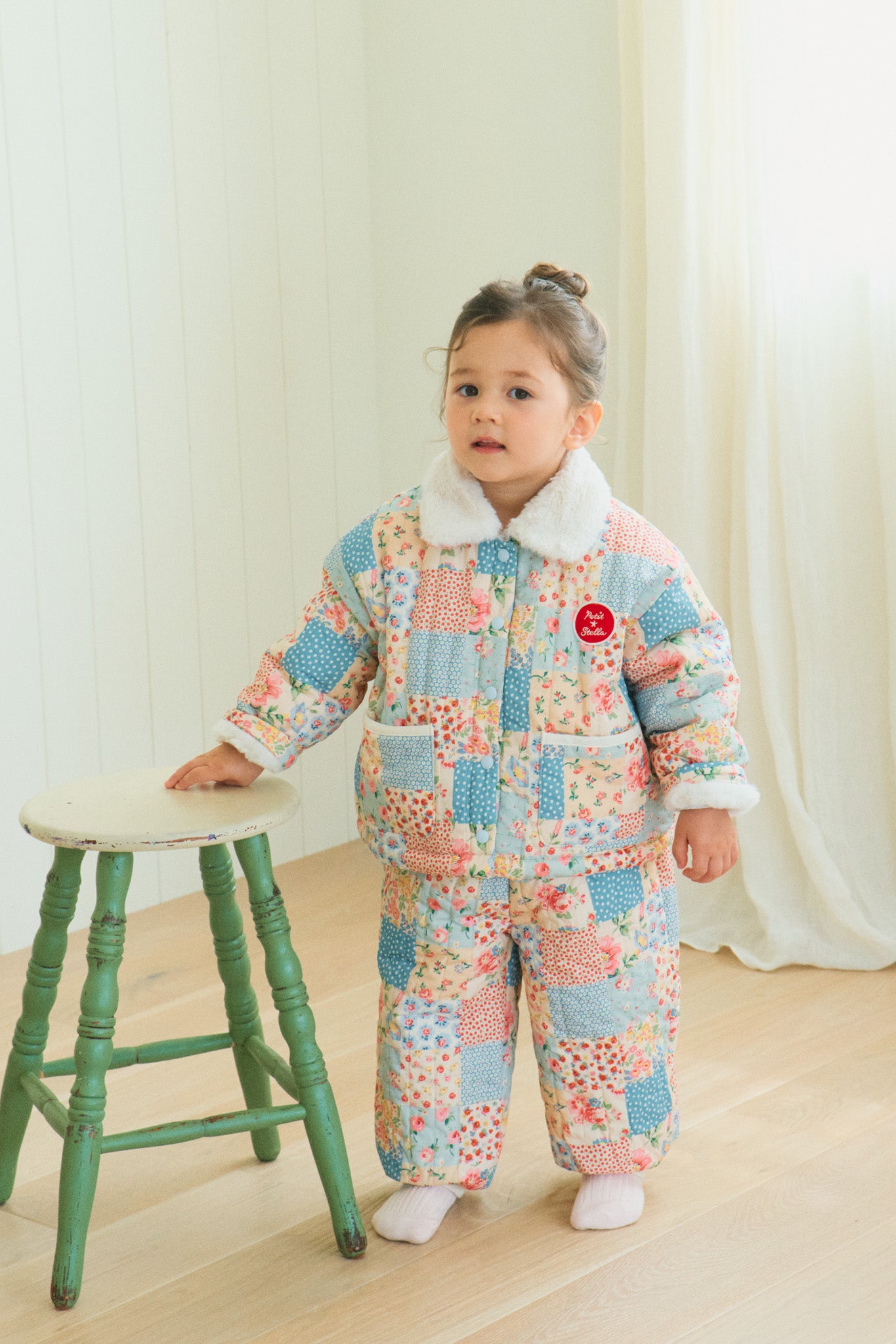 Flora Patch Cozy Cotton Pants