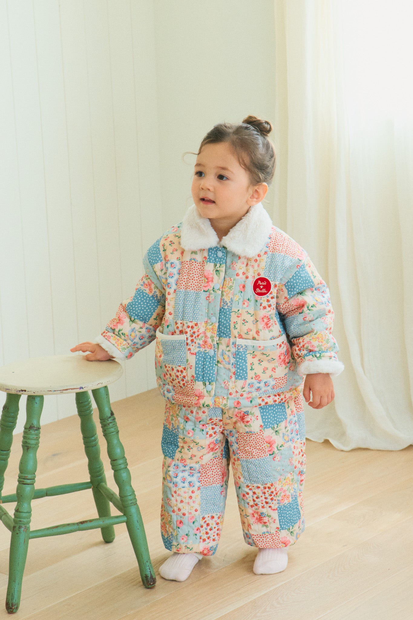 Flora Patch Cozy Cotton Pants