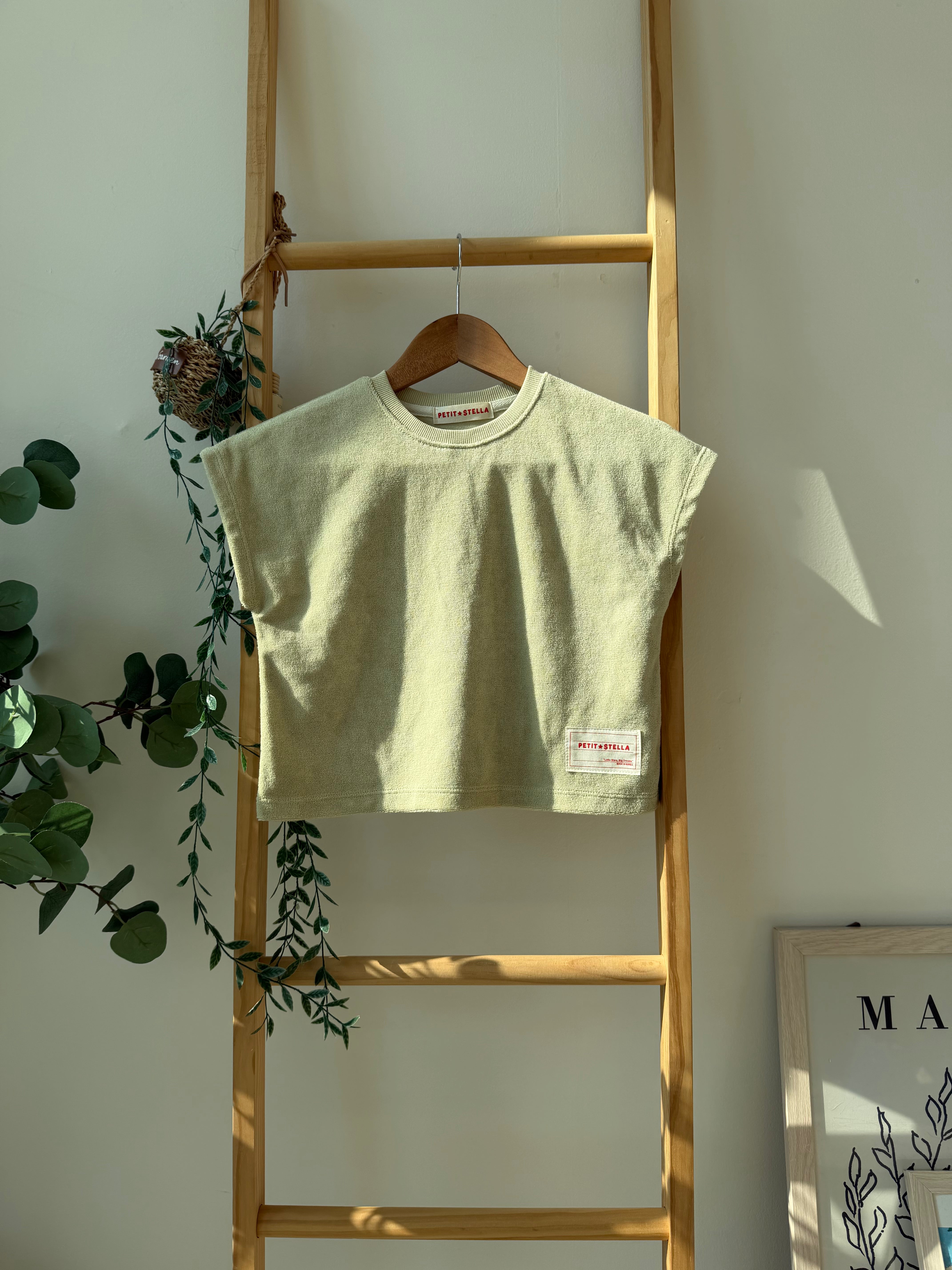 Terry Easy Top - Pastel Green