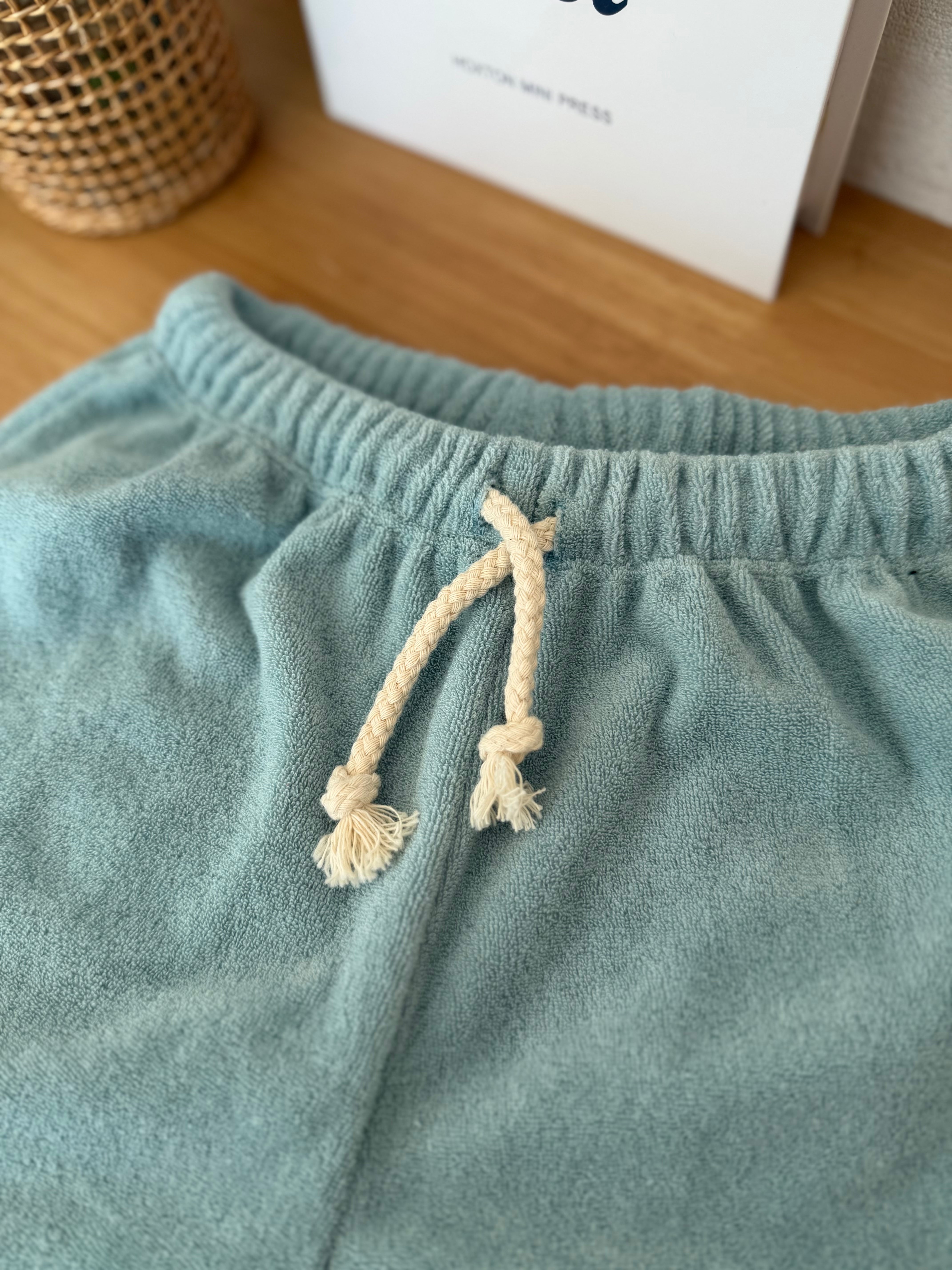 Terry Easy Shorts - Ocean Mint
